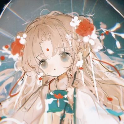 动漫高清女生头像手绘头像,对你微笑一去不复返的青春