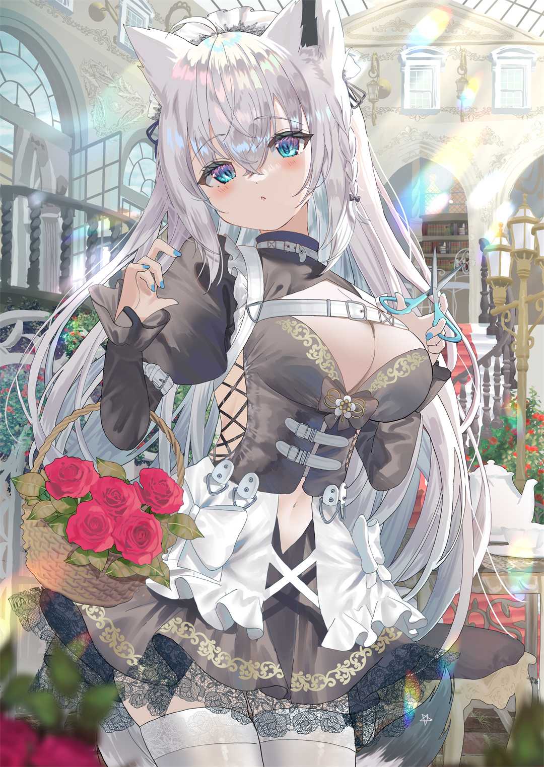 【P站画师】兽耳 猫娘？狠狠赞一个日本画师じんべい的插画作品