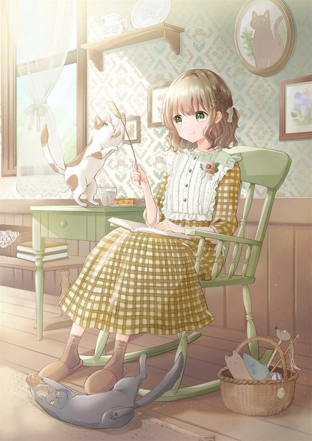 【P站画师】温柔可爱的女孩子 日本插画师星茨まと的绘画美图作品推荐