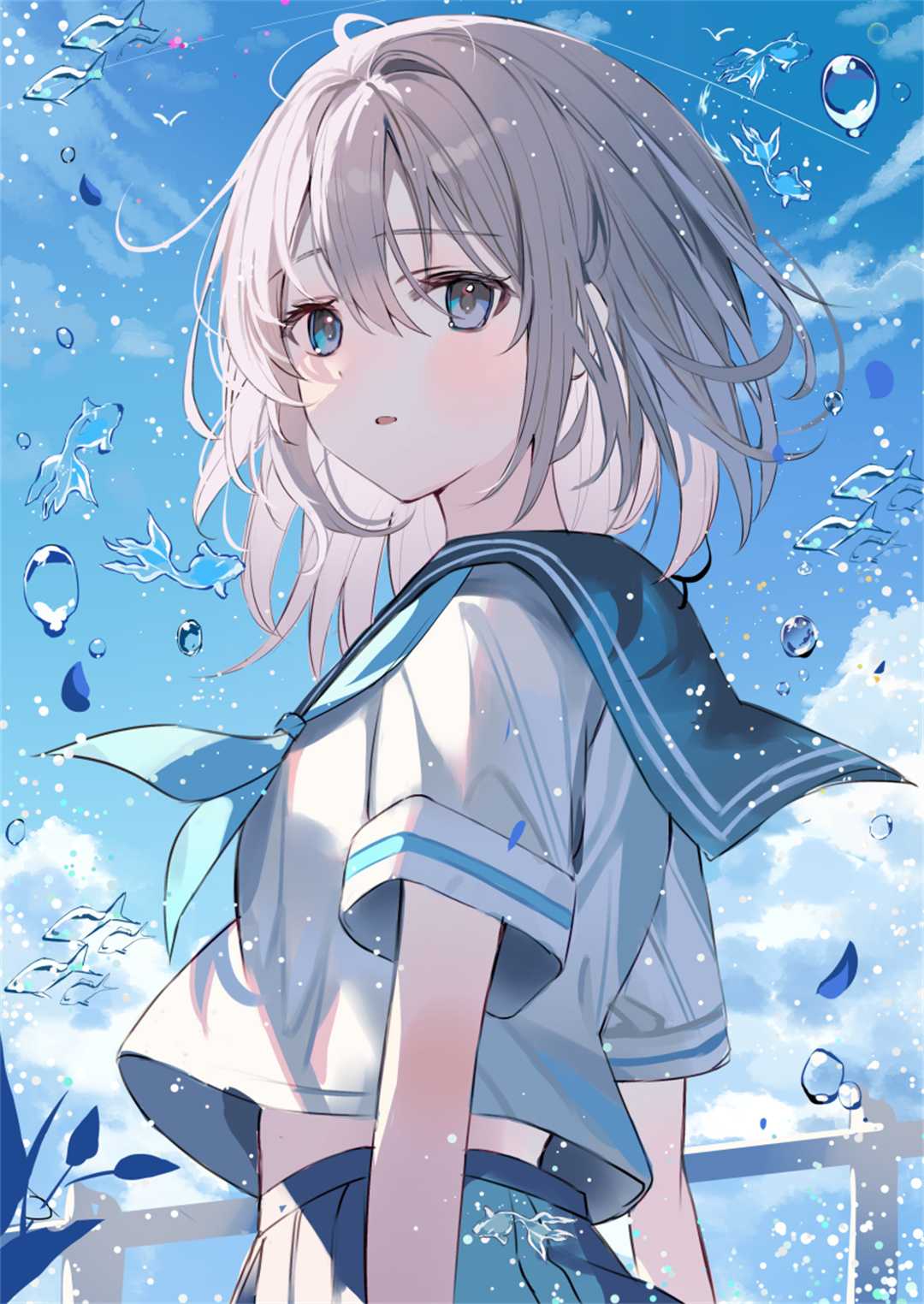 【P站画师】青春可爱美少女 日本插画师あろあ的美图作品推荐