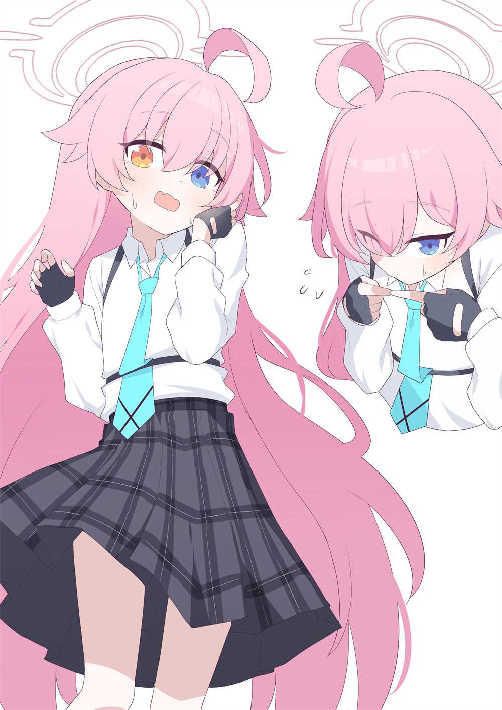 【P站画师】泳装少女 碧蓝档案全家桶 韩国插画师hagoonha的美图壁纸作品推荐