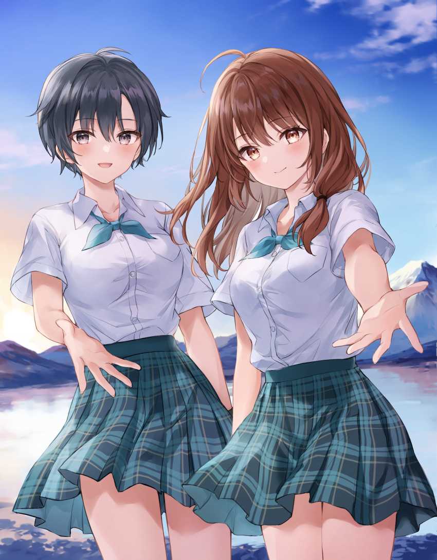 【P站画师】JK少女、兽耳萝莉、御姐？ 画师ひげ猫的插画作品