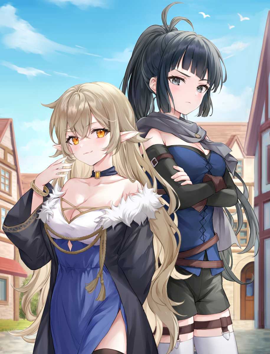 【P站画师】JK少女、兽耳萝莉、御姐？ 画师ひげ猫的插画作品