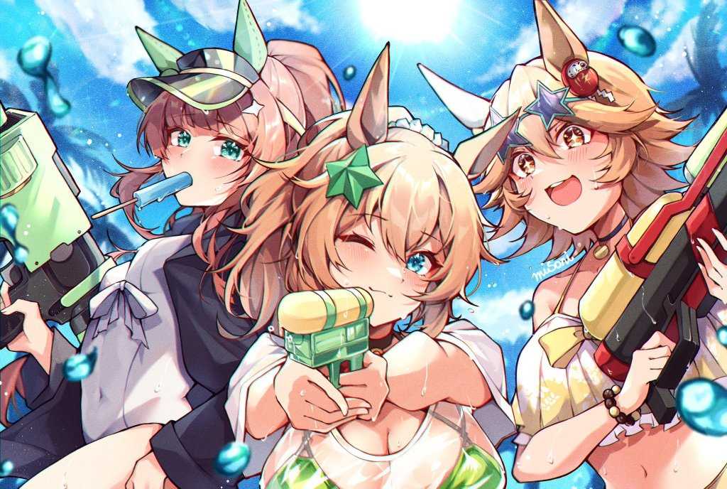 【P站画师】星云天空来了~ 我爱的马娘们！日本插画师みそに的作品推荐