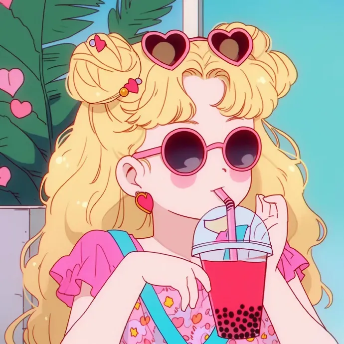 漫头| WeChat 甜酷感动漫女头