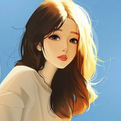 可爱动漫头像图片女生手绘，看一眼会出现在梦中
