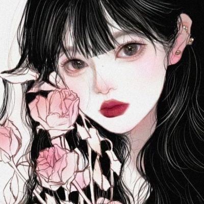 可爱动漫头像女生萌萌哒粉色系绿色系