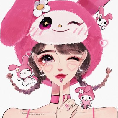 卡通头像大全可爱手绘女生，精致唯美成熟稳重气质女人