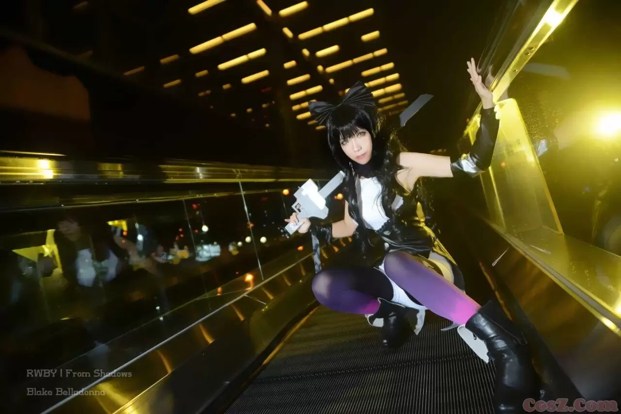 《C站·第283期》黑猫女刺客狂野怒放配丝袜高跟这种丝袜材质很好啊！