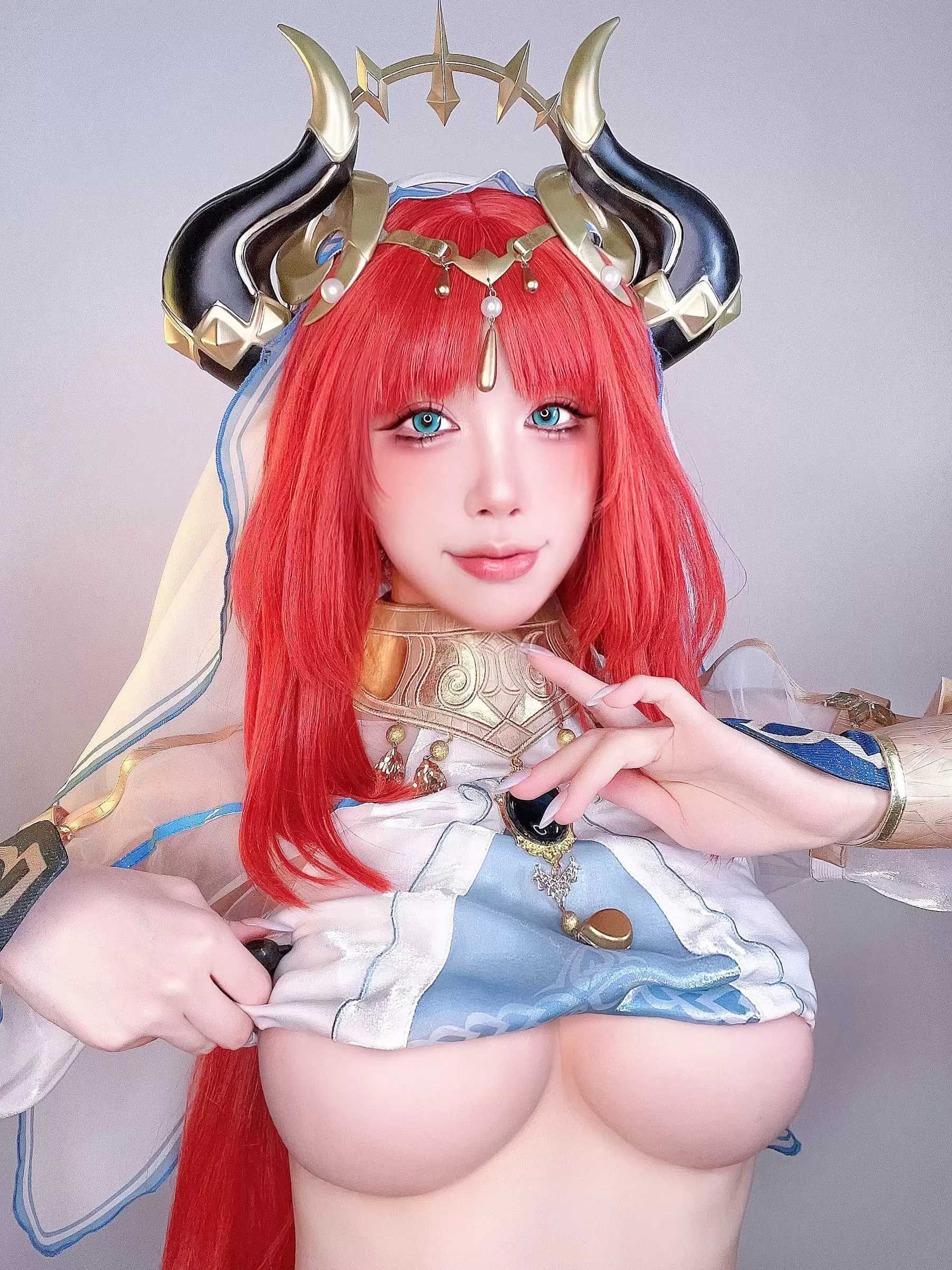 动漫博主水淼aqua – 原神 妮露 [26P] - 秀人网免费无水印在线套图写真