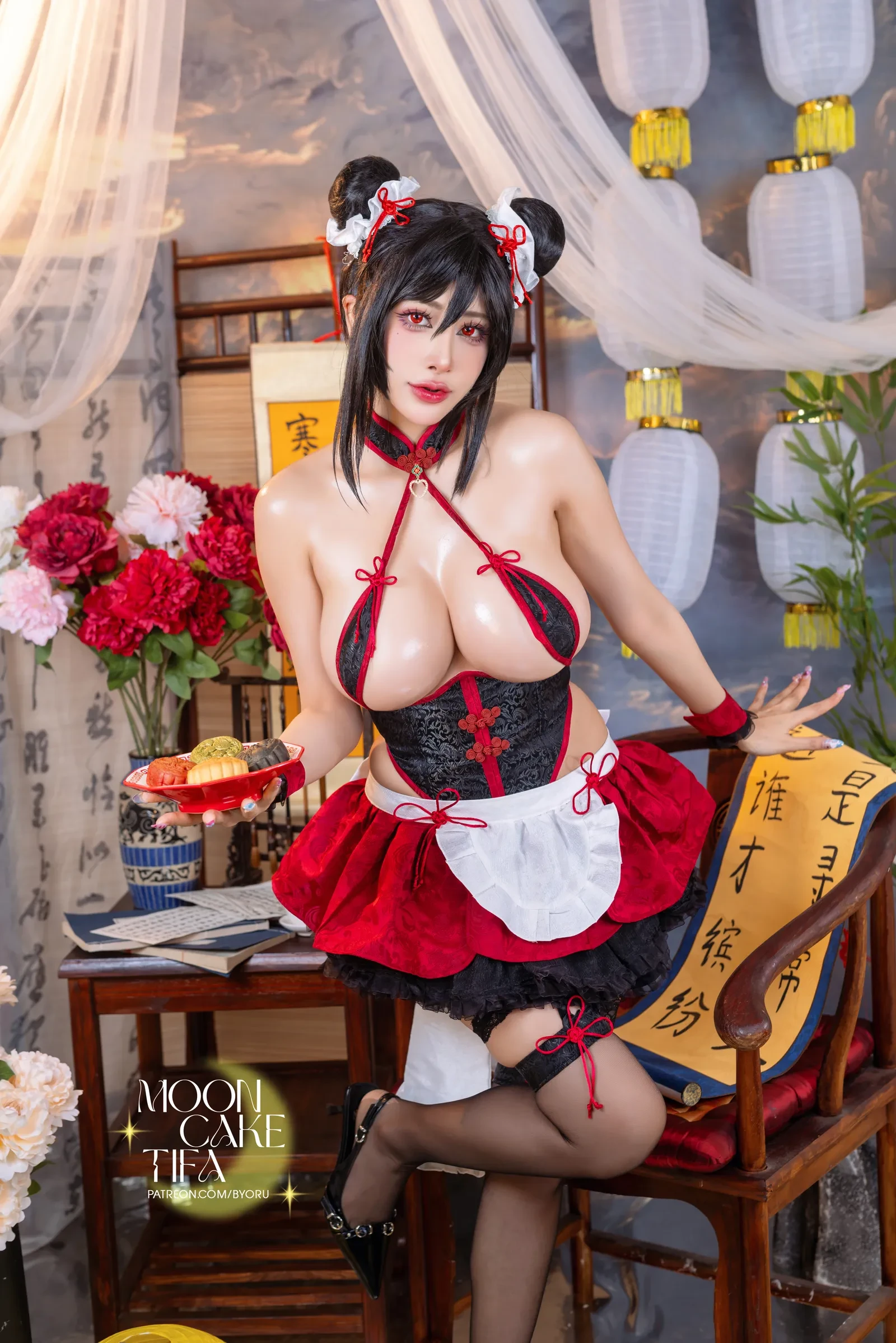 Byoru – Tifa Lockhart Mooncake [63P] - 秀人网免费无水印在线套图写真