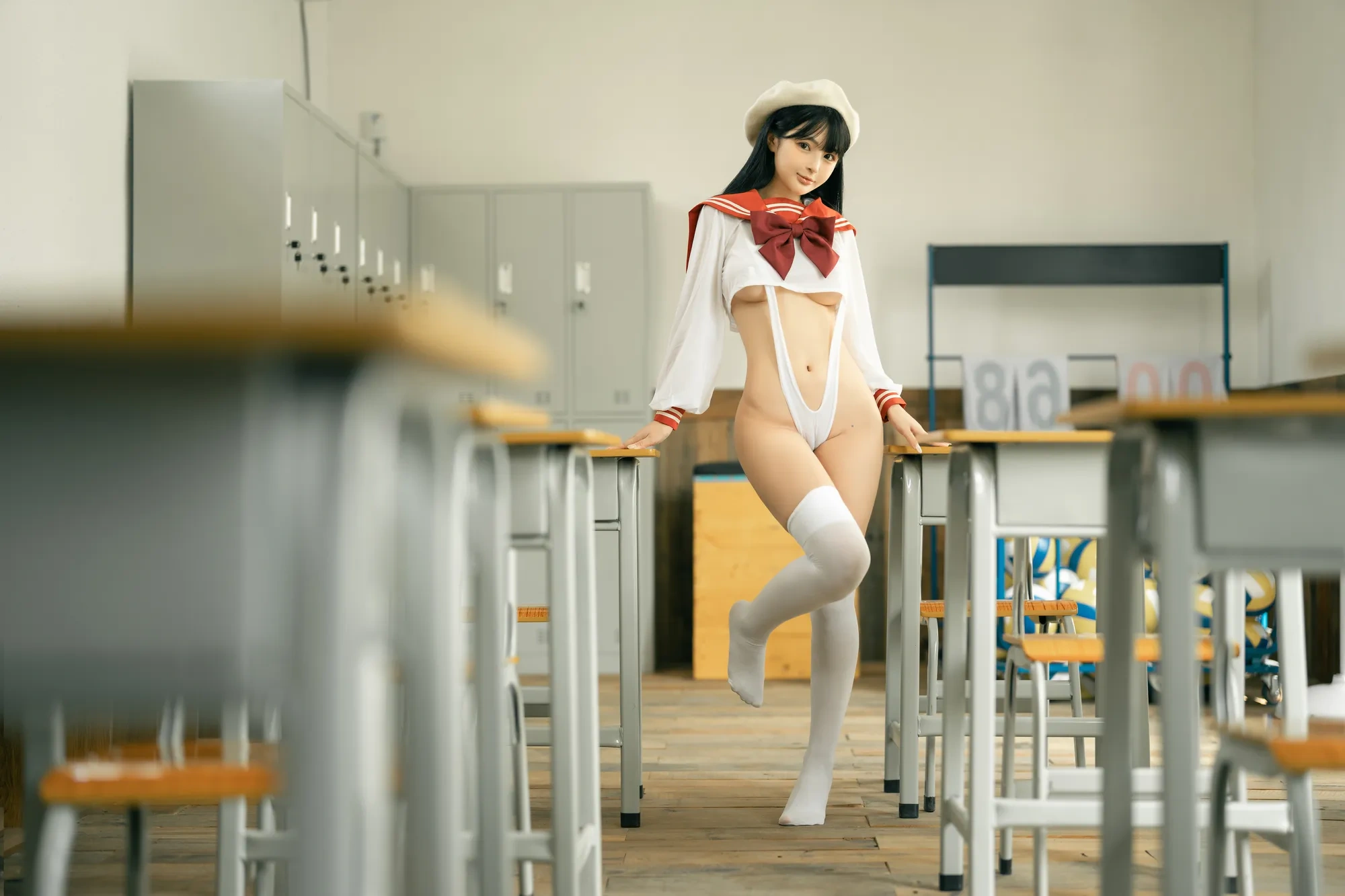 桜井宁宁 – JK学妹 [88P] - 秀人网免费无水印在线套图写真