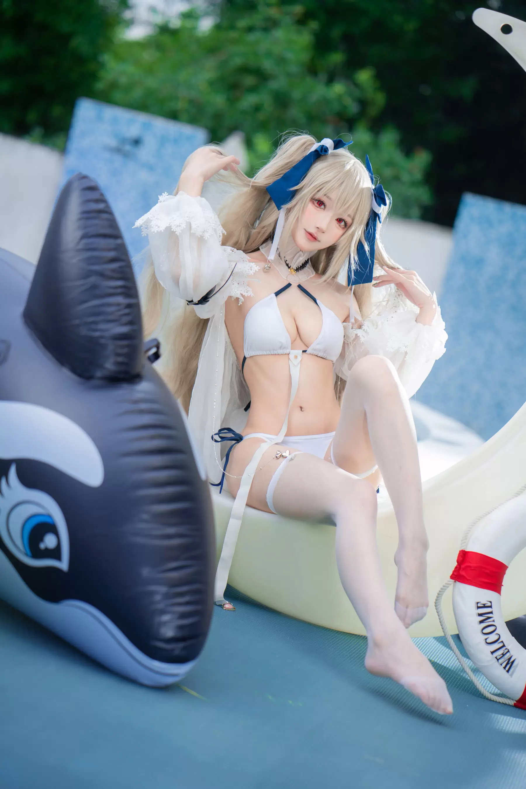 阿包也是兔娘 – 安克雷奇泳装 [35P] - 秀人网免费无水印在线套图写真