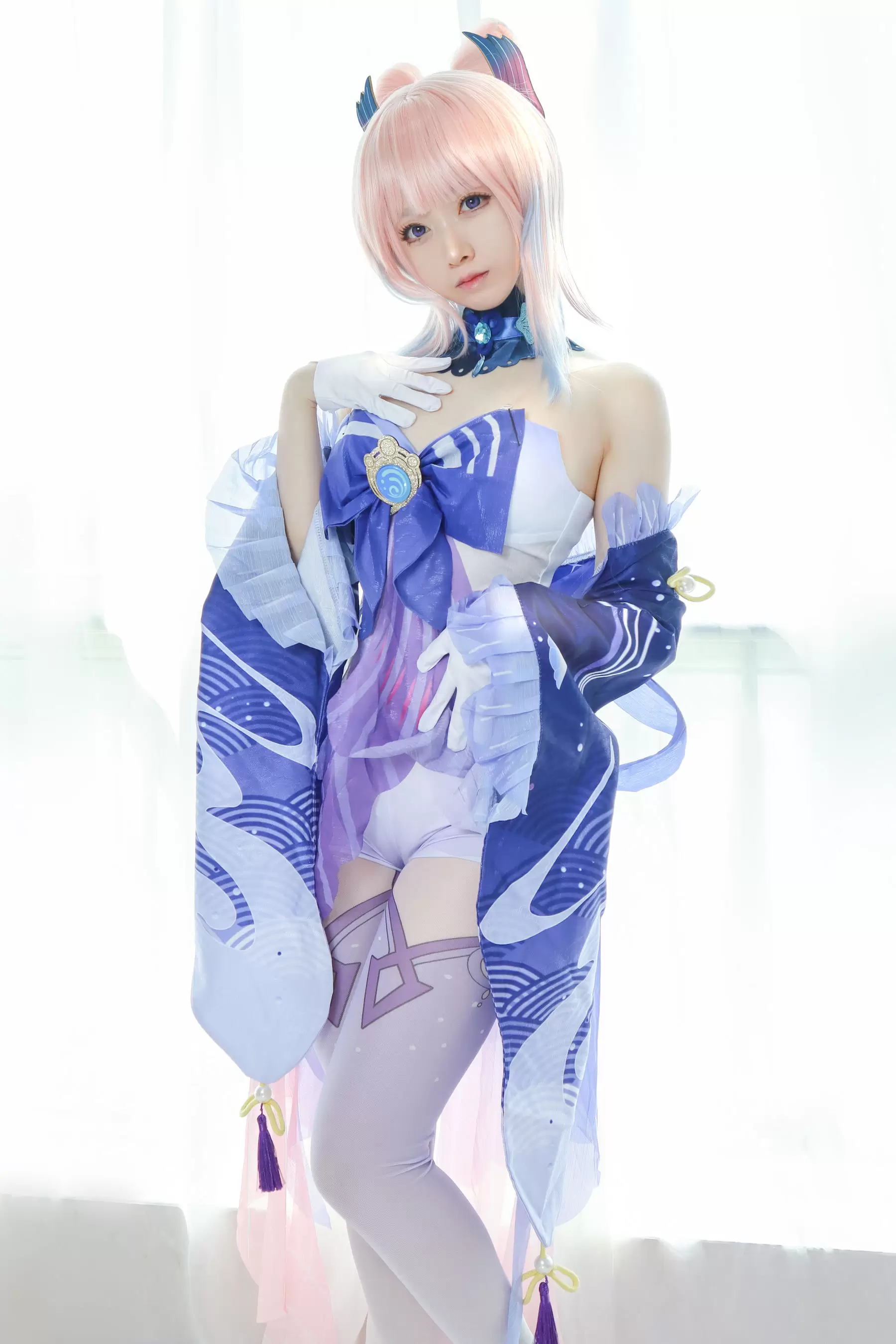 Asagiriai 愛ちゃん – 珊瑚宫心海 [33P] - 秀人网免费无水印在线套图写真