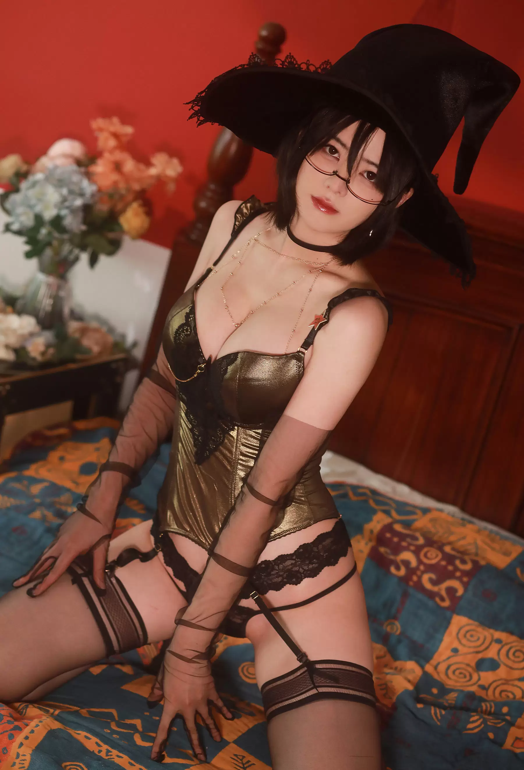 眼酱大魔王w – 御姉感の魔女様 [18P] - 秀人网免费无水印在线套图写真