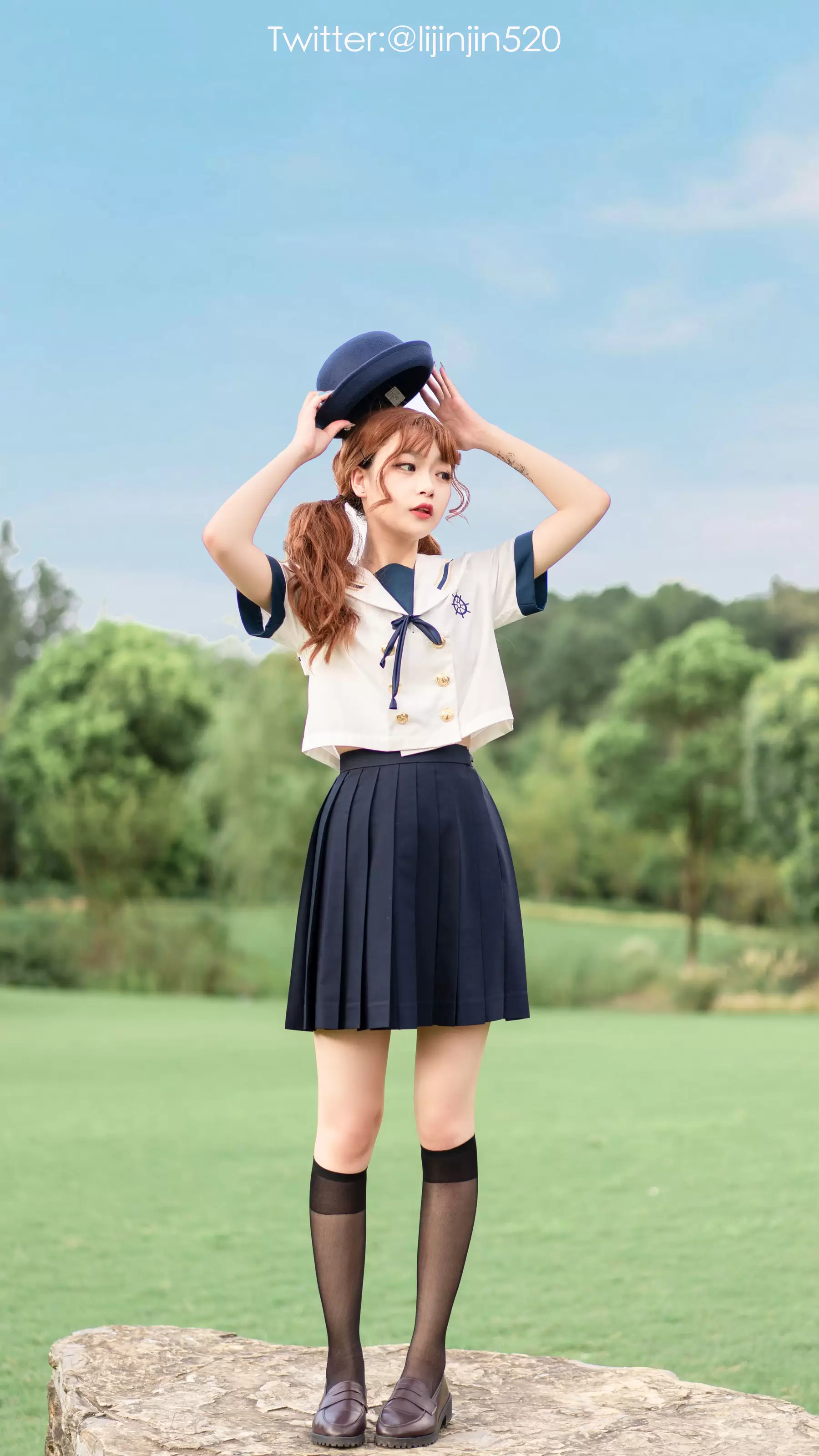 梨瑾瑾 – 水手 [23P] - 秀人网免费无水印在线套图写真