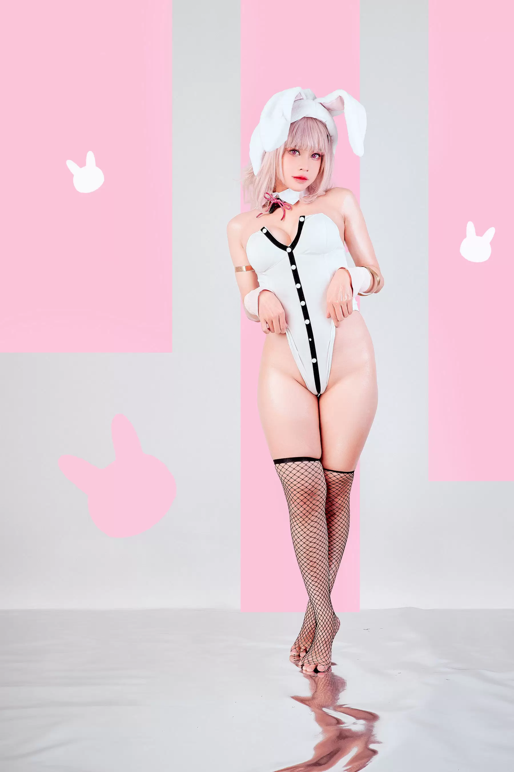 PingPing – Chiaki Nanami Bunny [16P] - 秀人网免费无水印在线套图写真