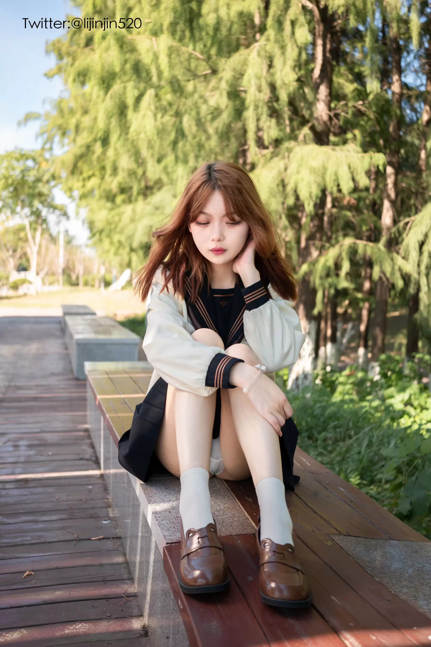 梨瑾瑾 – 茶羽中 [37P] - 秀人网免费无水印在线套图写真