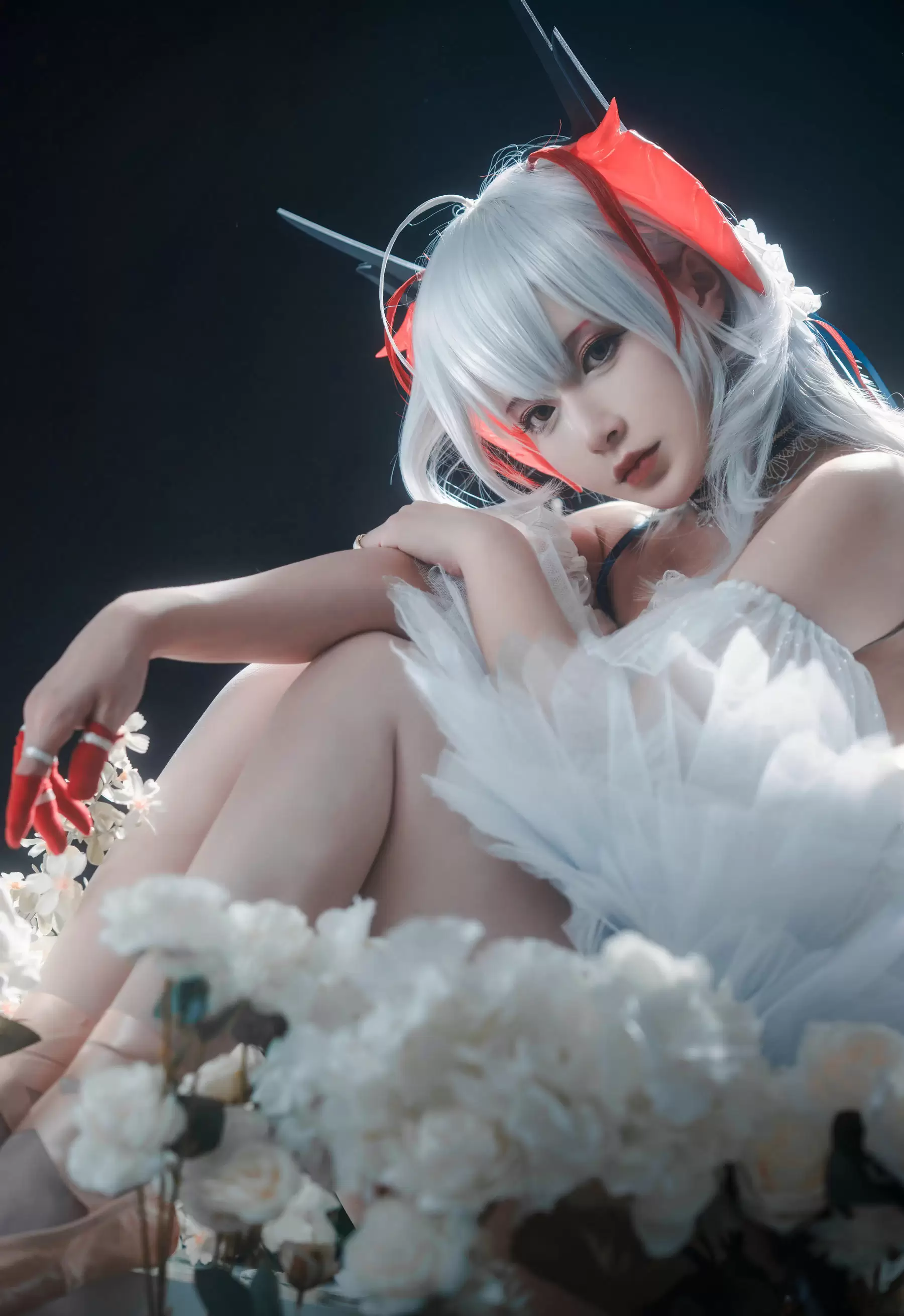 动漫博主铁板烧鬼舞w – 明日方舟 芭蕾 [18P] - 秀人网免费无水印在线套图写真