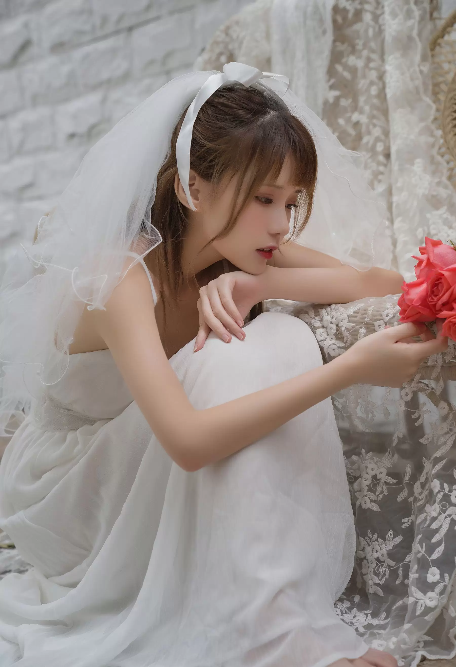 凛子酱 – 婚纱 [9P] - 秀人网免费无水印在线套图写真