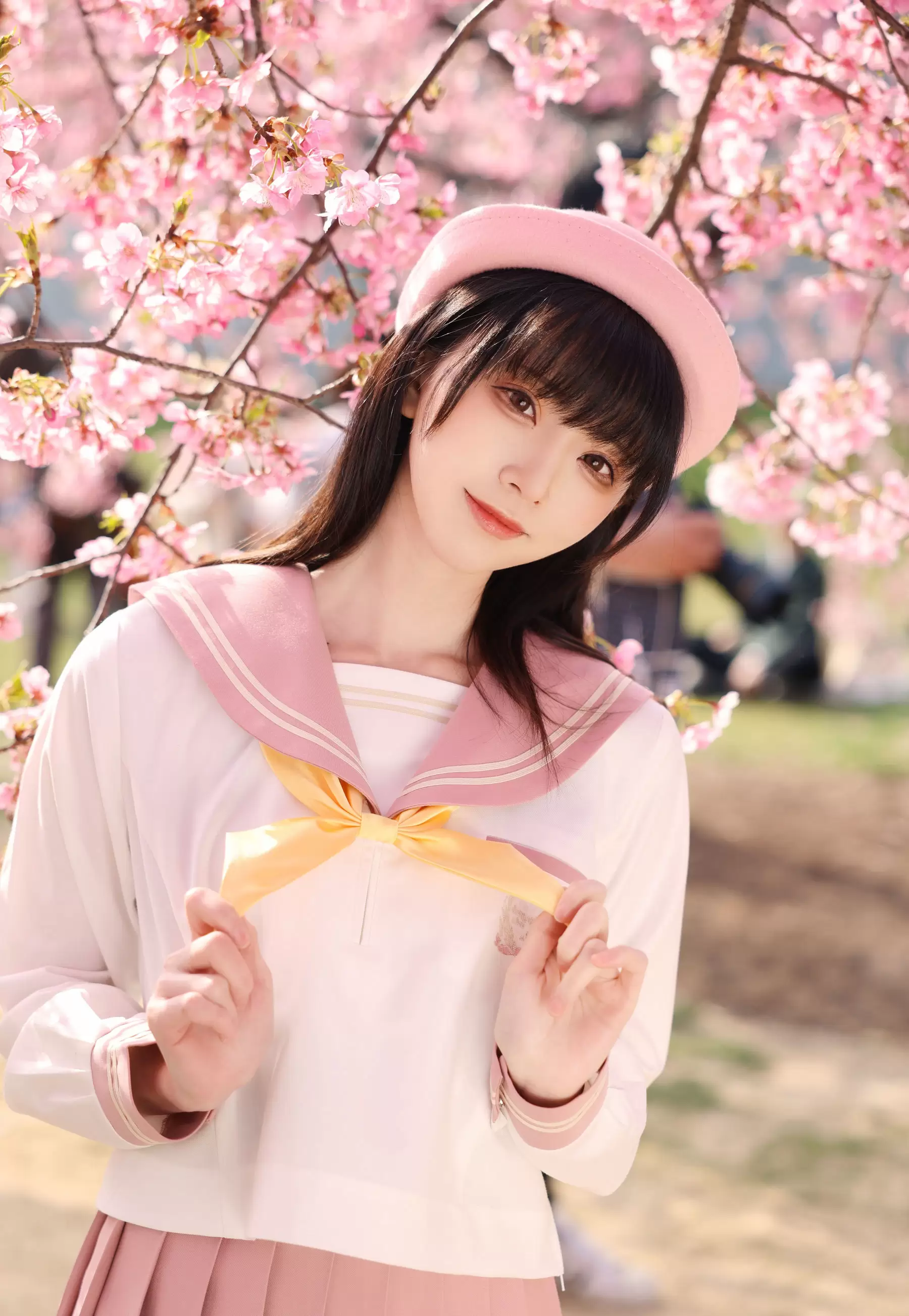 动漫博主Kitaro_绮太郎 – 樱花 [18P] - 秀人网免费无水印在线套图写真