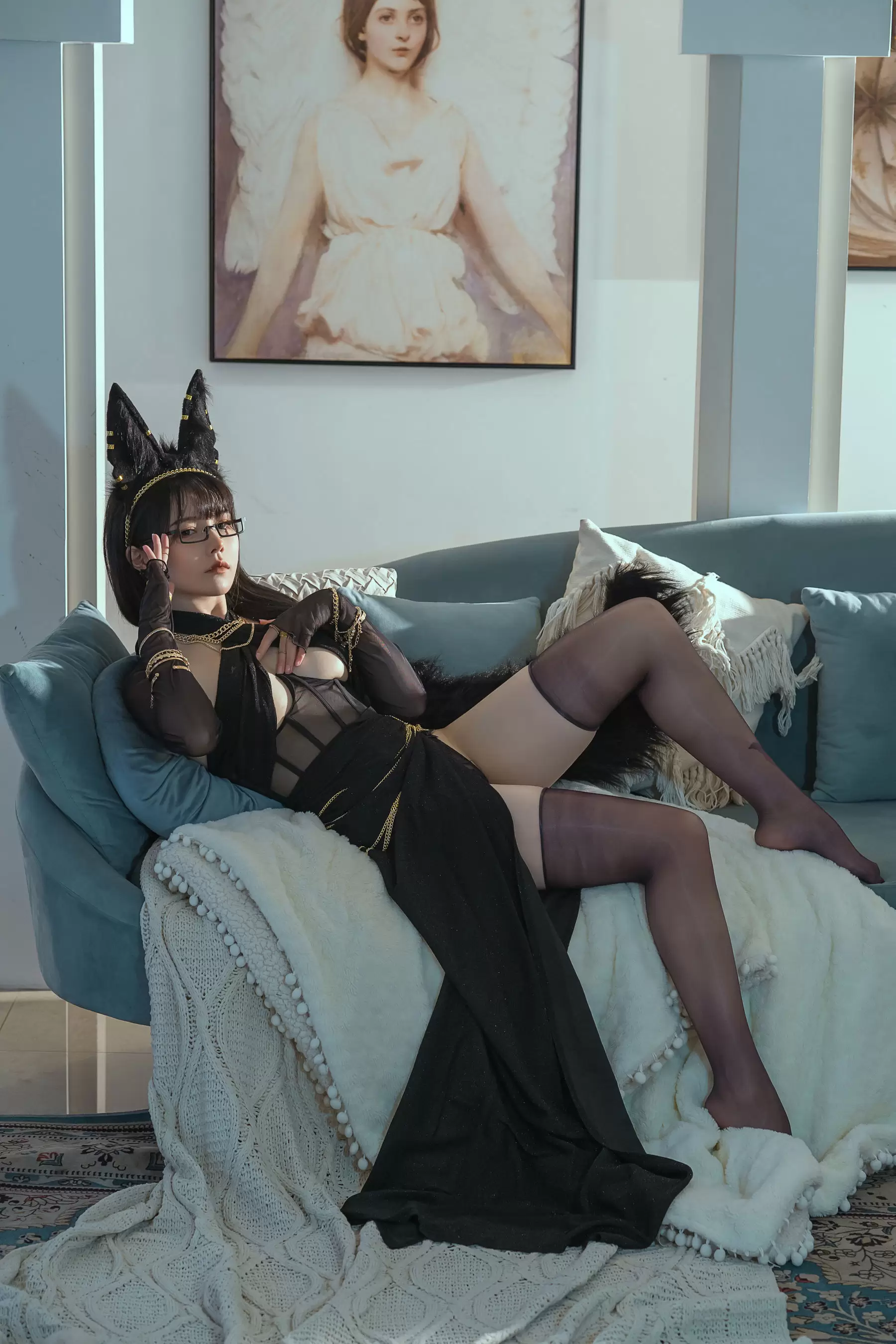 七月喵子 – 帕尼卡多拉 [19P] - 秀人网免费无水印在线套图写真