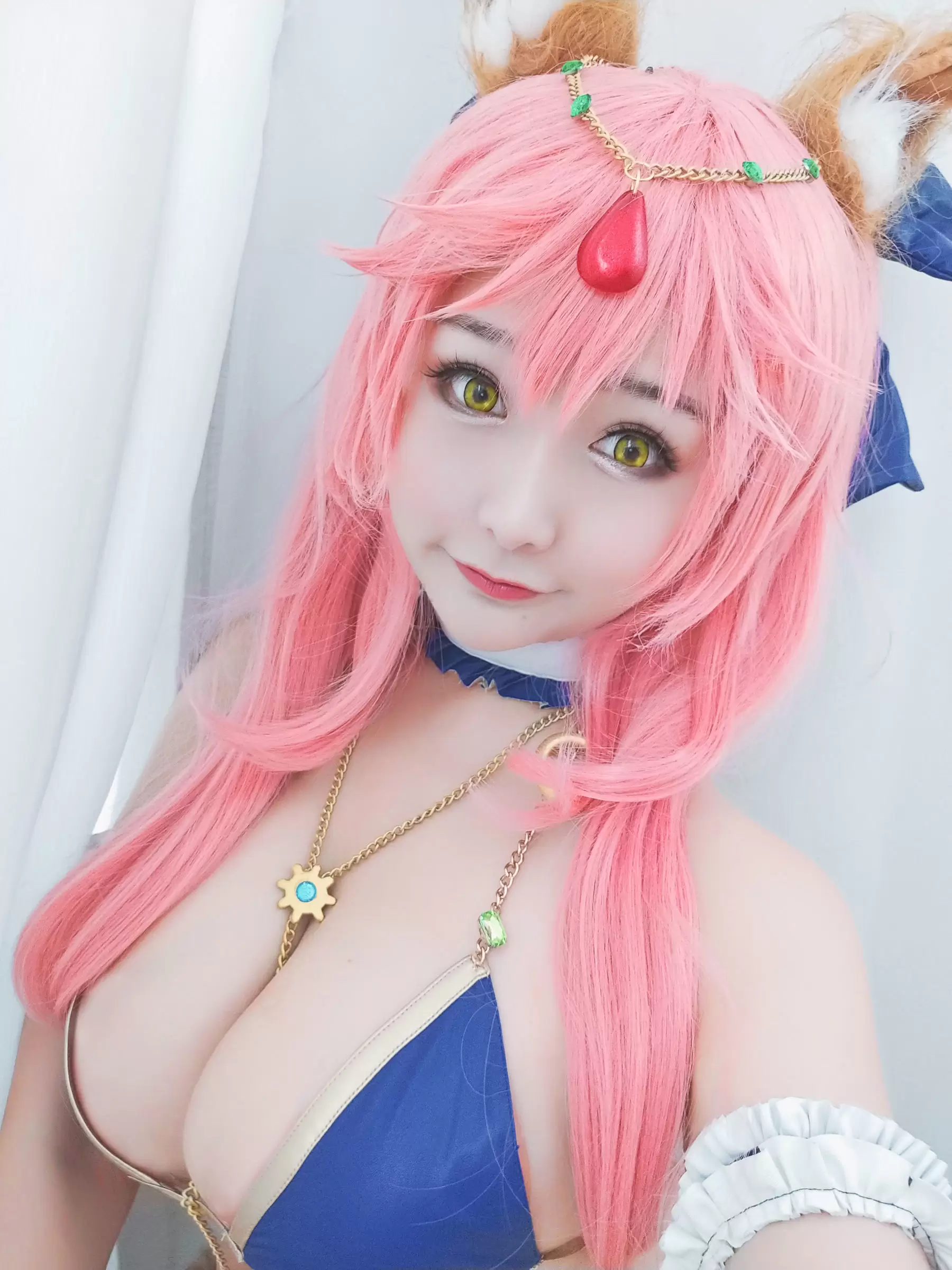 性感Coser三刀刀Miido 玉藻前 [14P] - 秀人网免费无水印在线套图写真