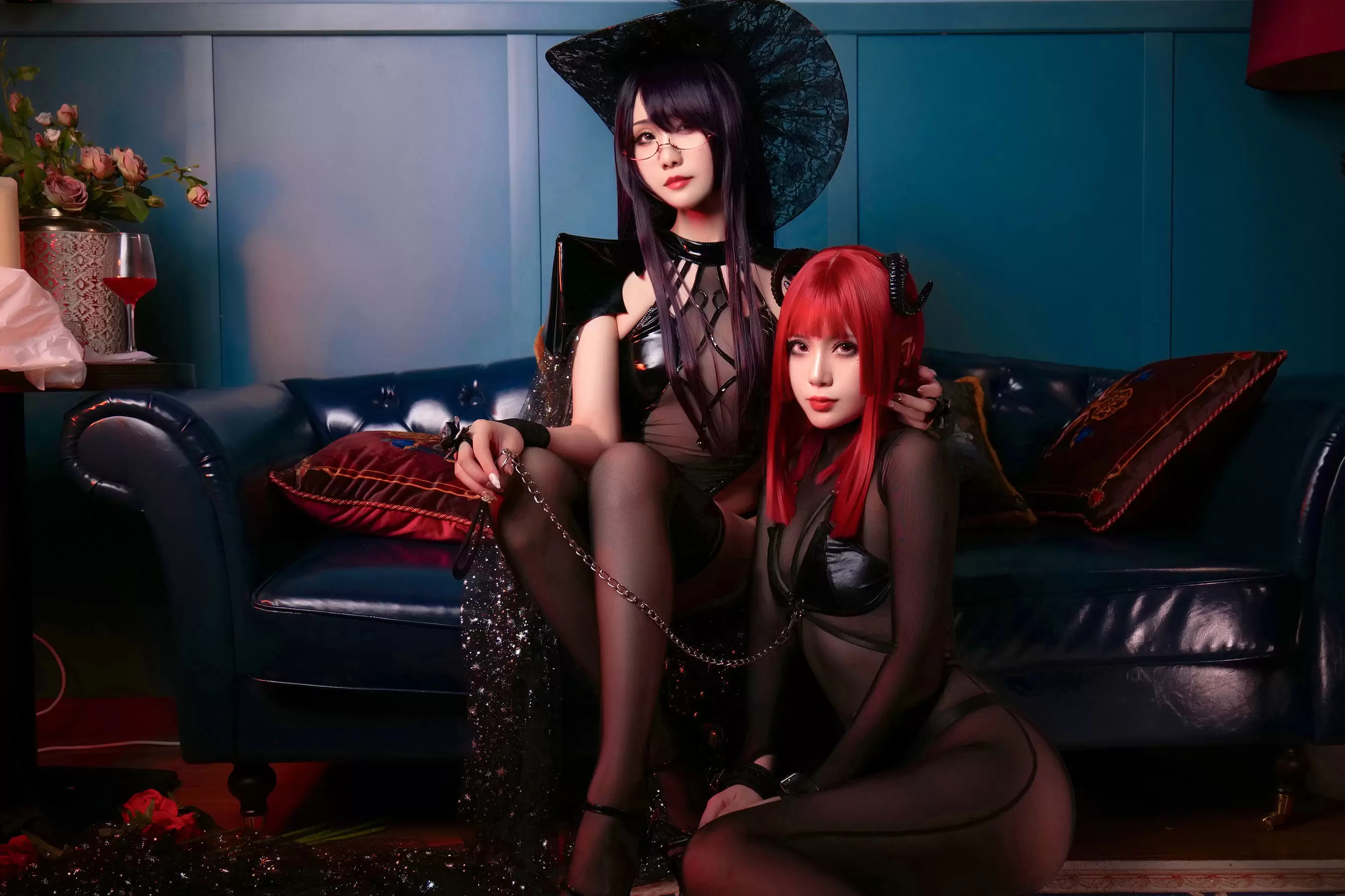 动漫博主曉美媽&羊大真人 – 魔女集会 [35P] - 秀人网免费无水印在线套图写真