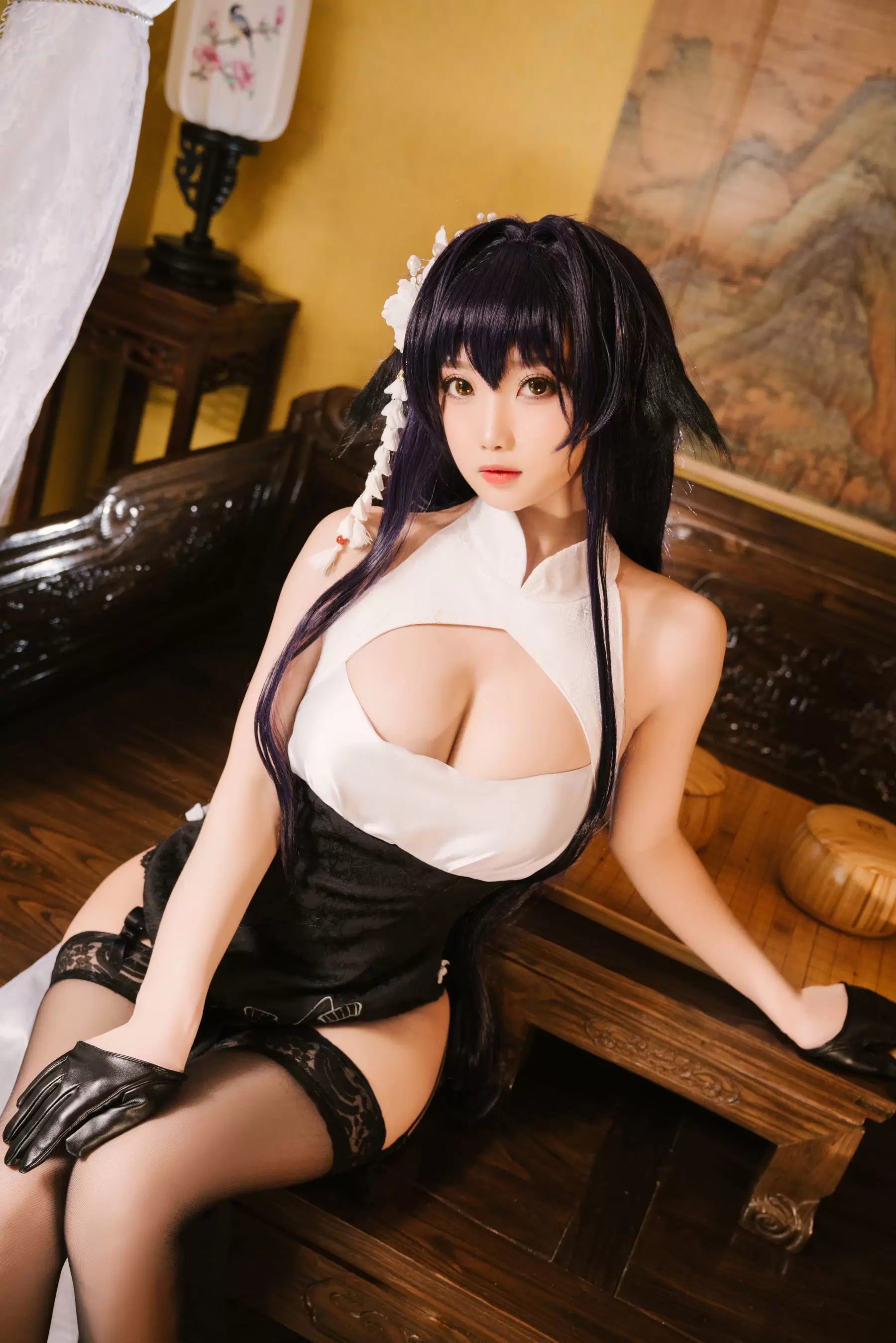 白嫩美少女鬼畜瑶 吾妻旗袍 [30P] - 秀人网免费无水印在线套图写真