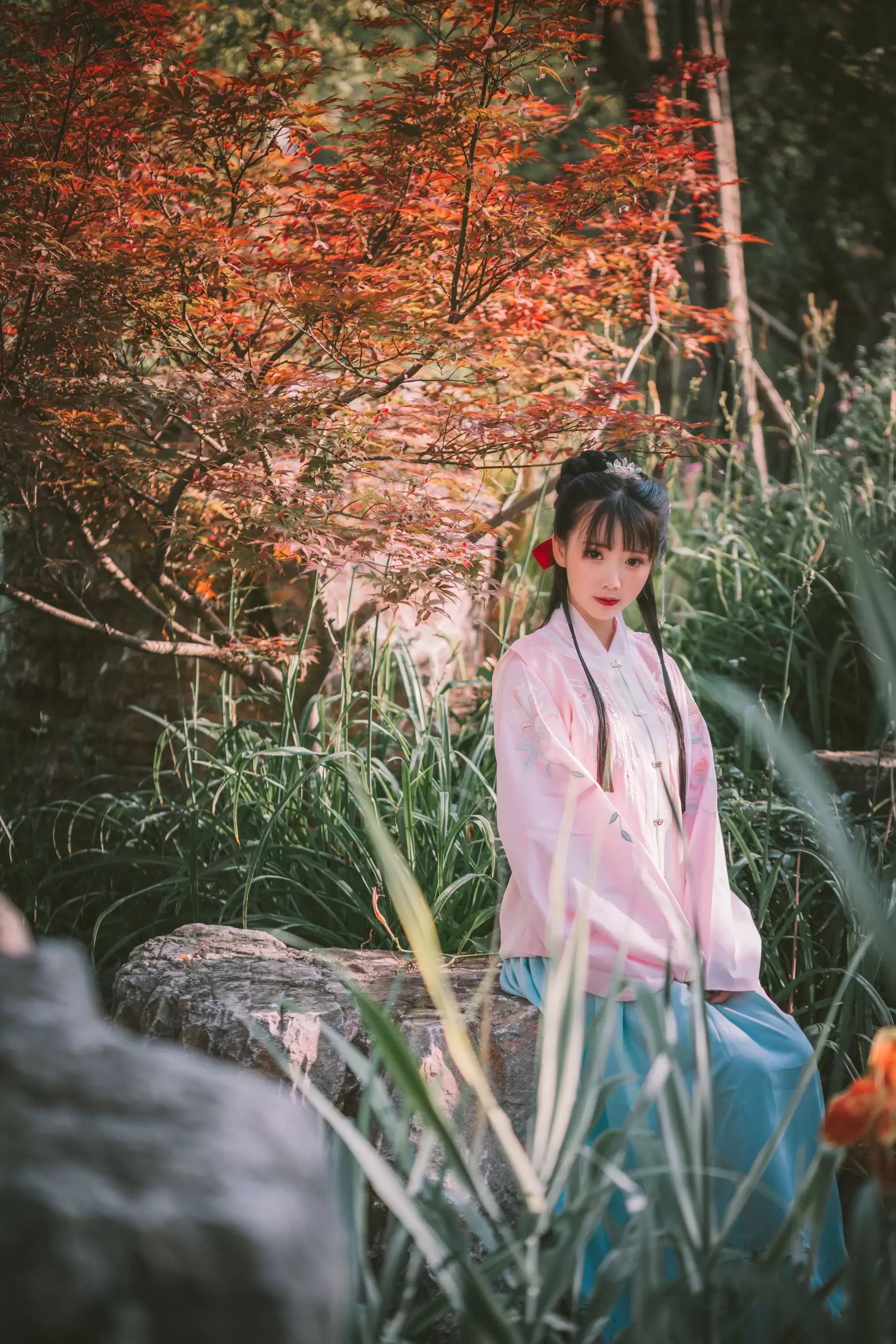 可爱人气Coser面饼仙儿 – 明治汉服 [22P] - 秀人网免费无水印在线套图写真