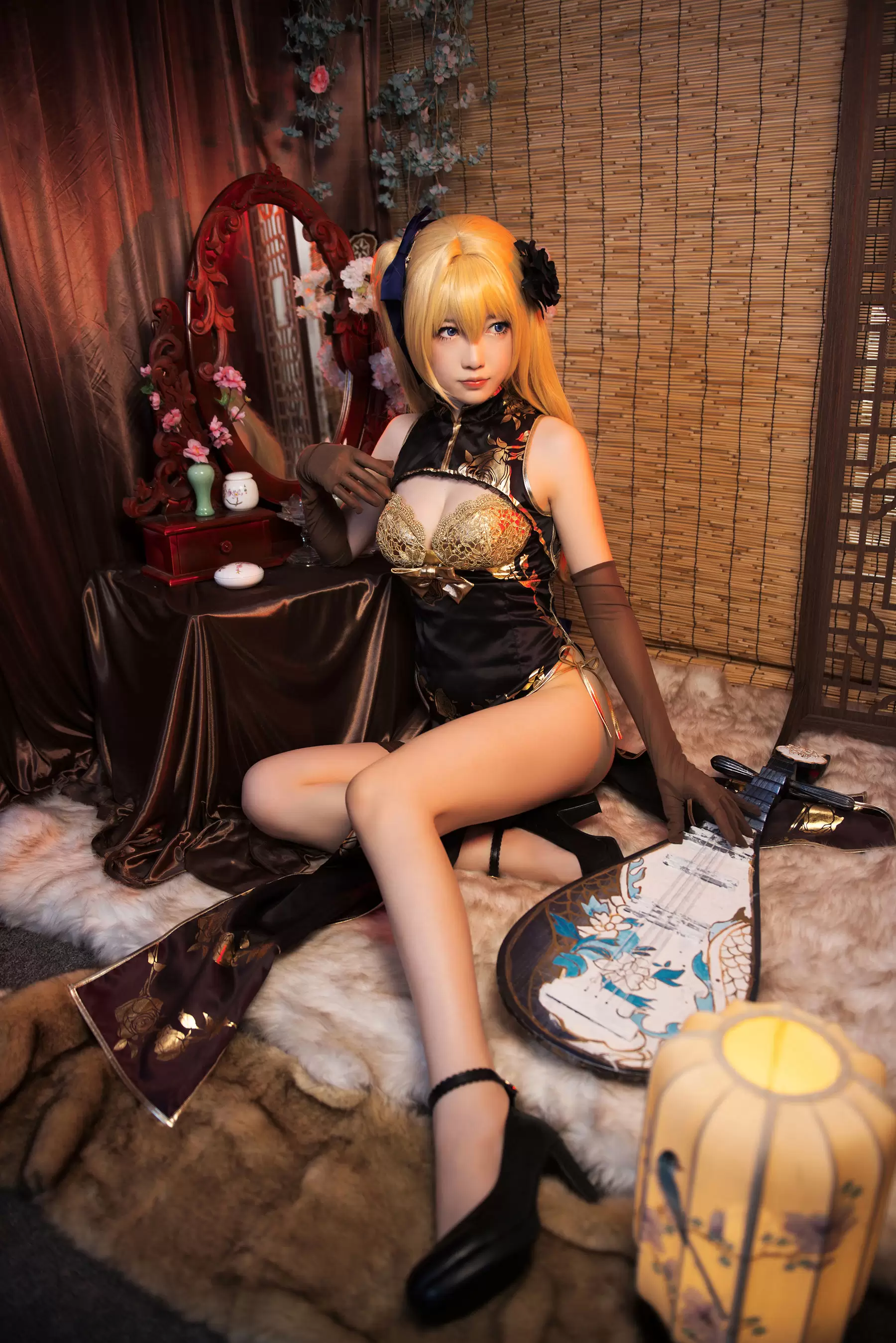 大胸萌妹妖少you1 – 金莲 [9P] - 秀人网免费无水印在线套图写真