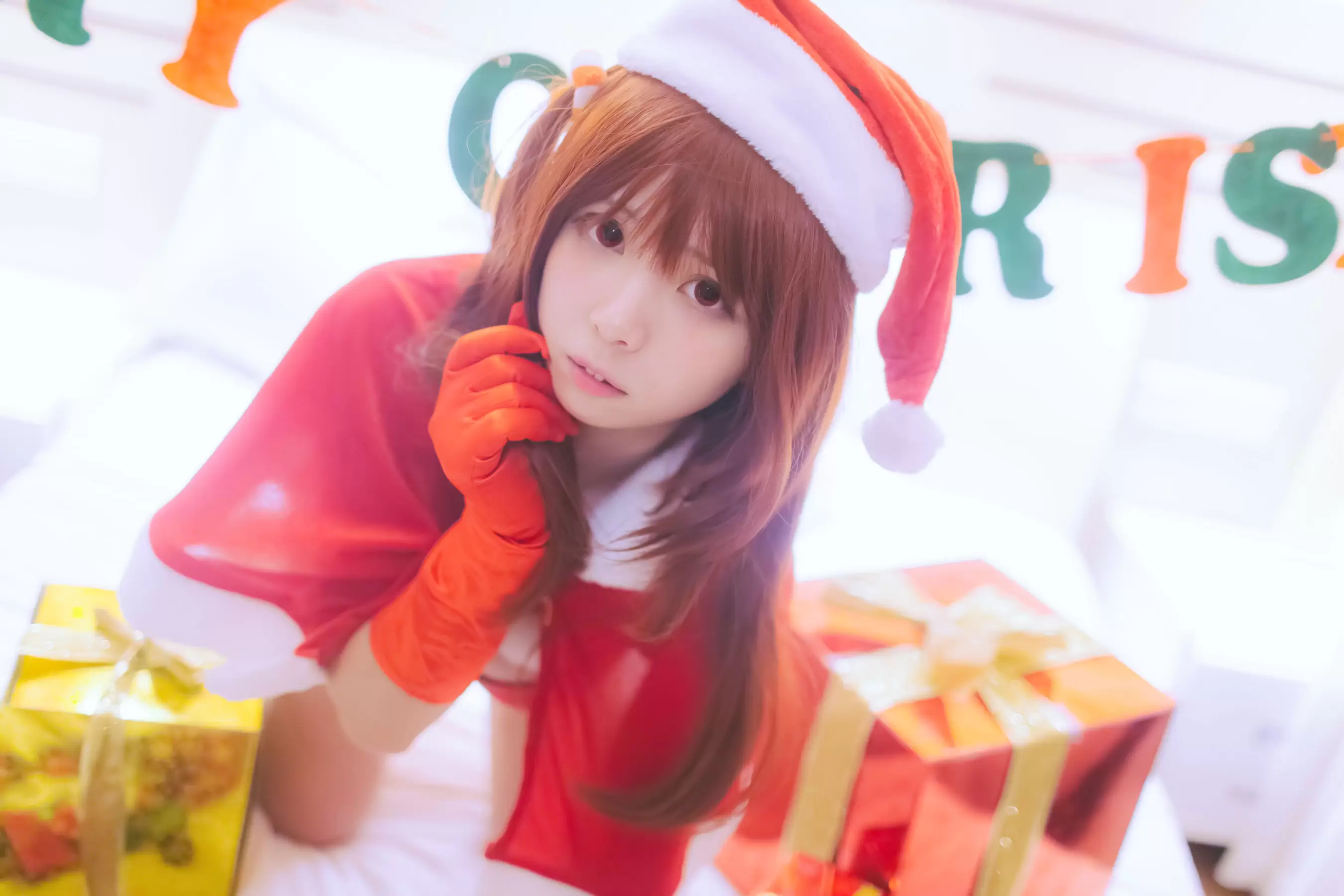 COS福利闪月半 Merry Christmas [6P] - 秀人网免费无水印在线套图写真