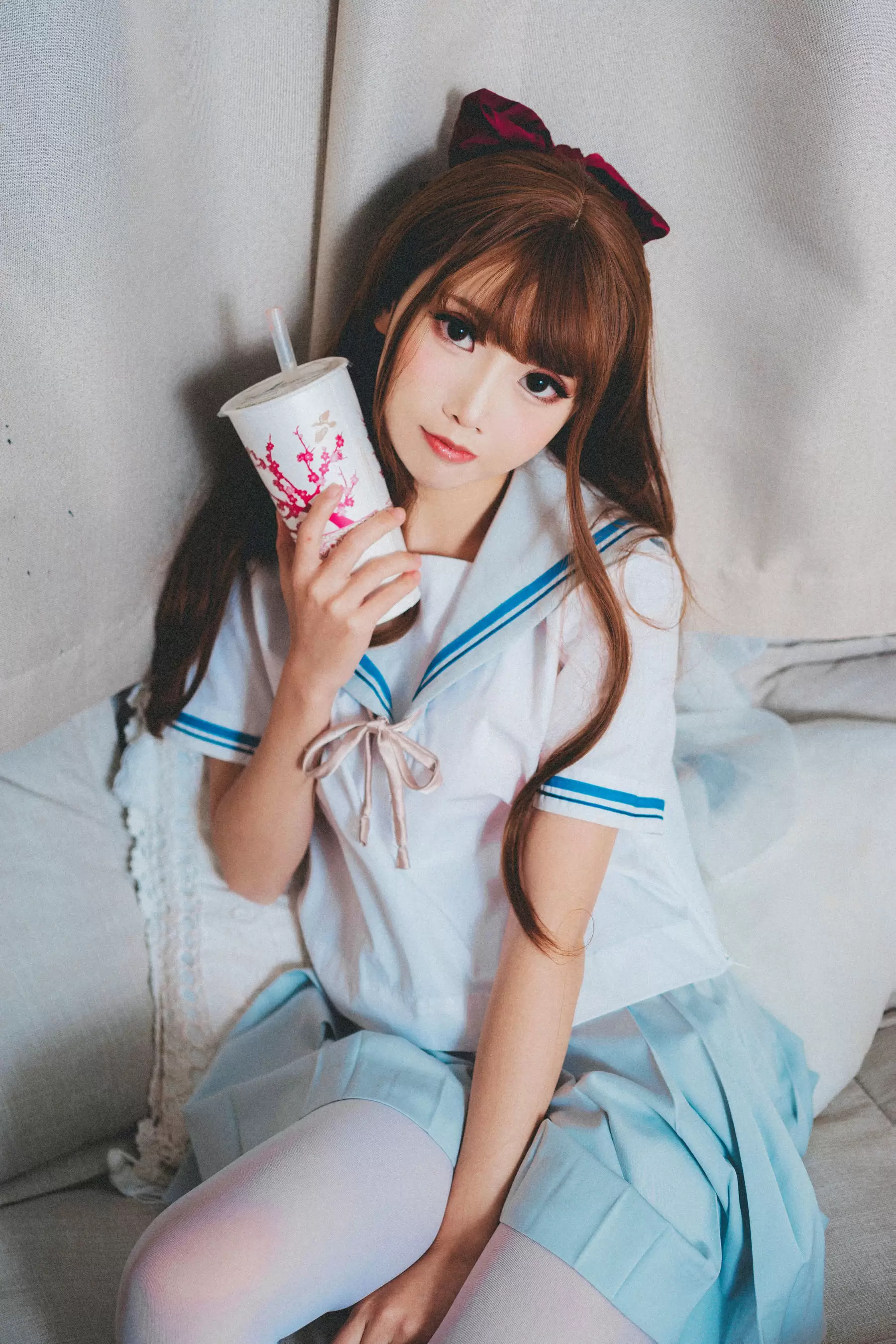 [萝莉COS] 面饼仙儿 – JK秀 [16P] - 秀人网免费无水印在线套图写真