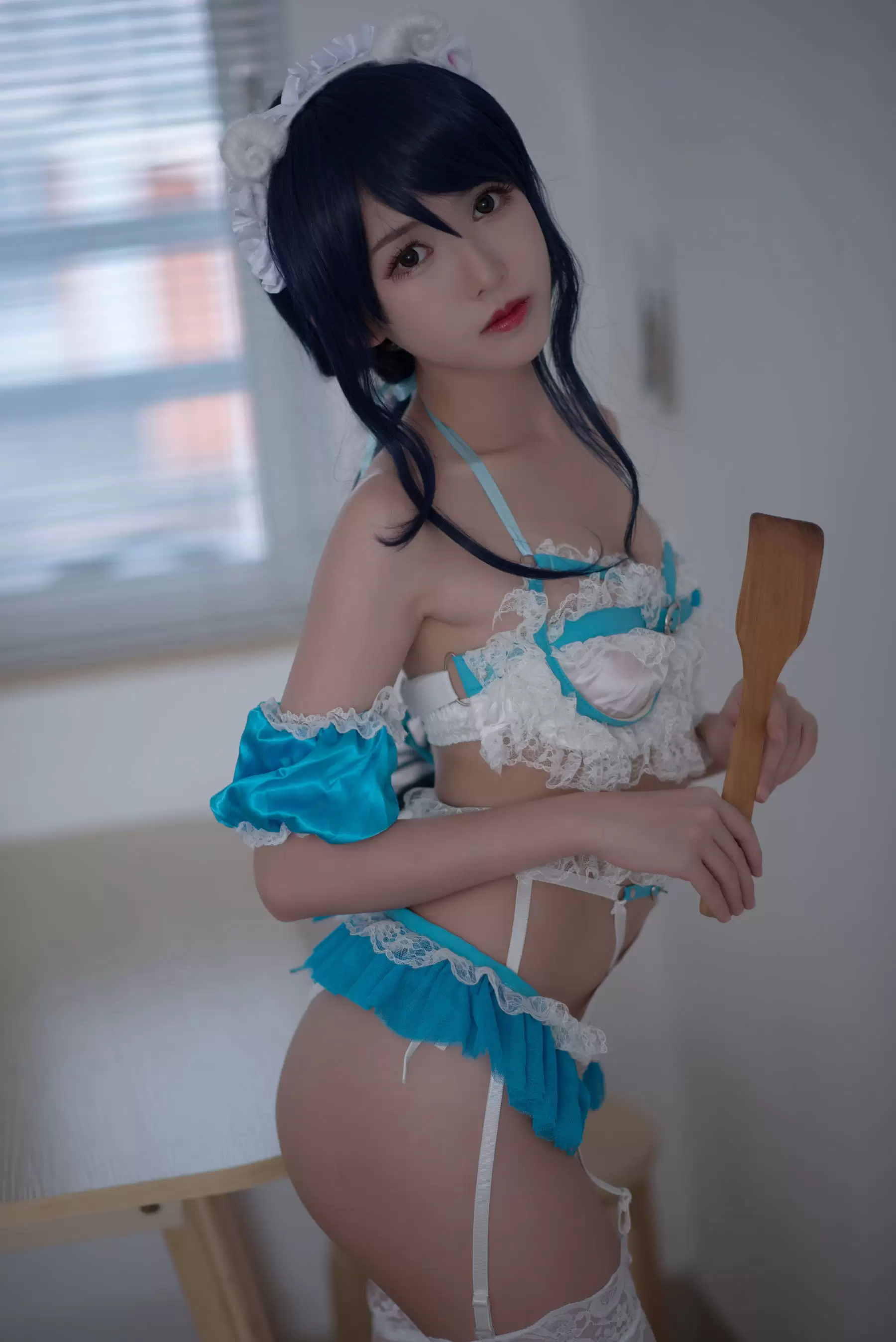 [萝莉COS] 鳗鱼霏儿 – 兽耳 蕾丝女仆 [11P] - 秀人网免费无水印在线套图写真