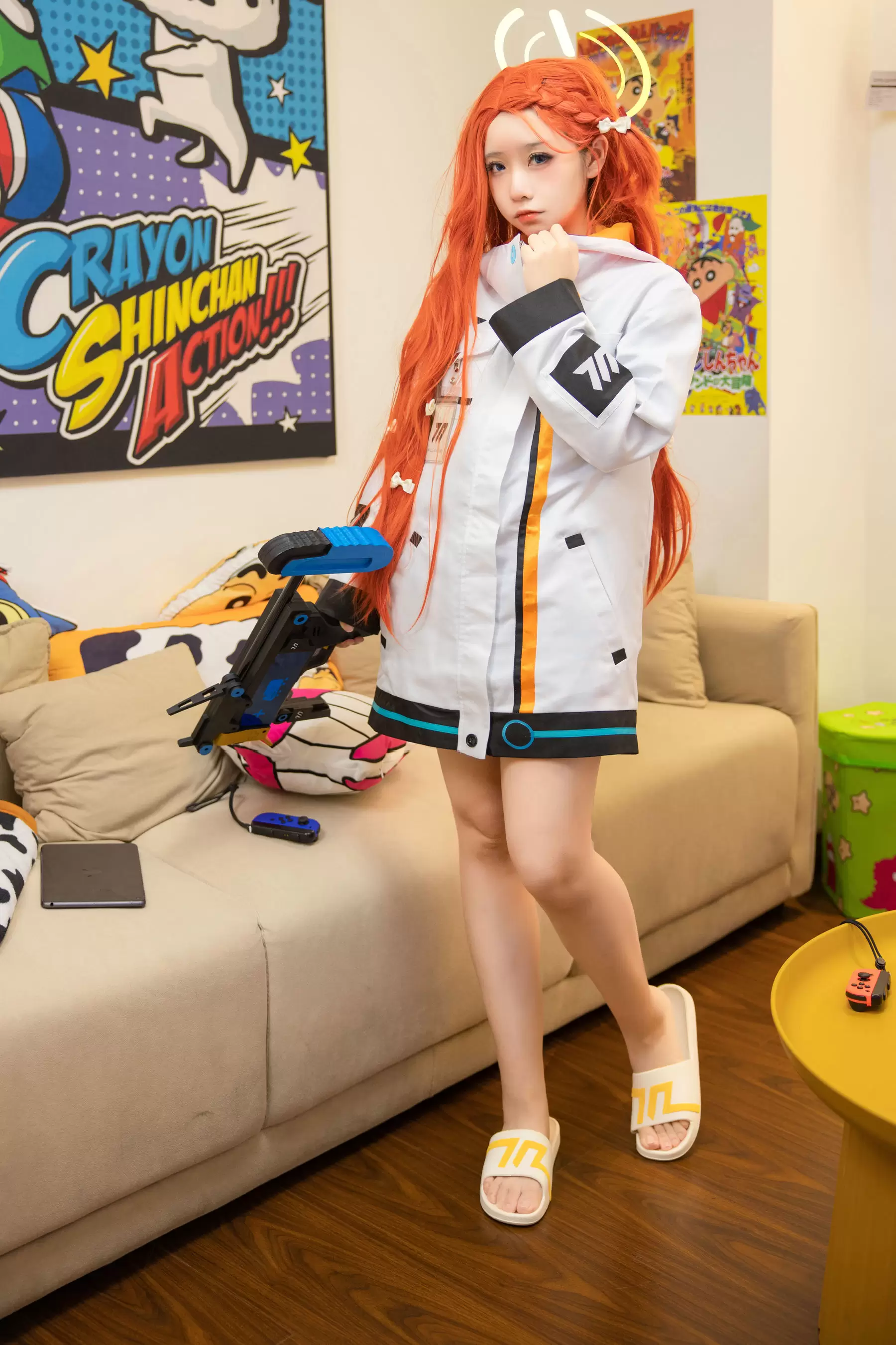 动漫博主G44不会受伤 – 碧蓝档案 花岡柚子 [25P] - 秀人网免费无水印在线套图写真