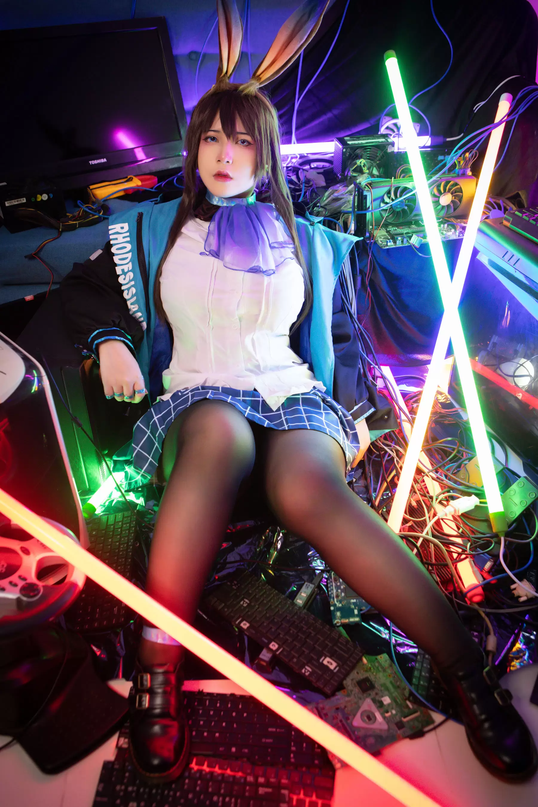 Uy Uy – Amiya (Arknights) [80P] - 秀人网免费无水印在线套图写真