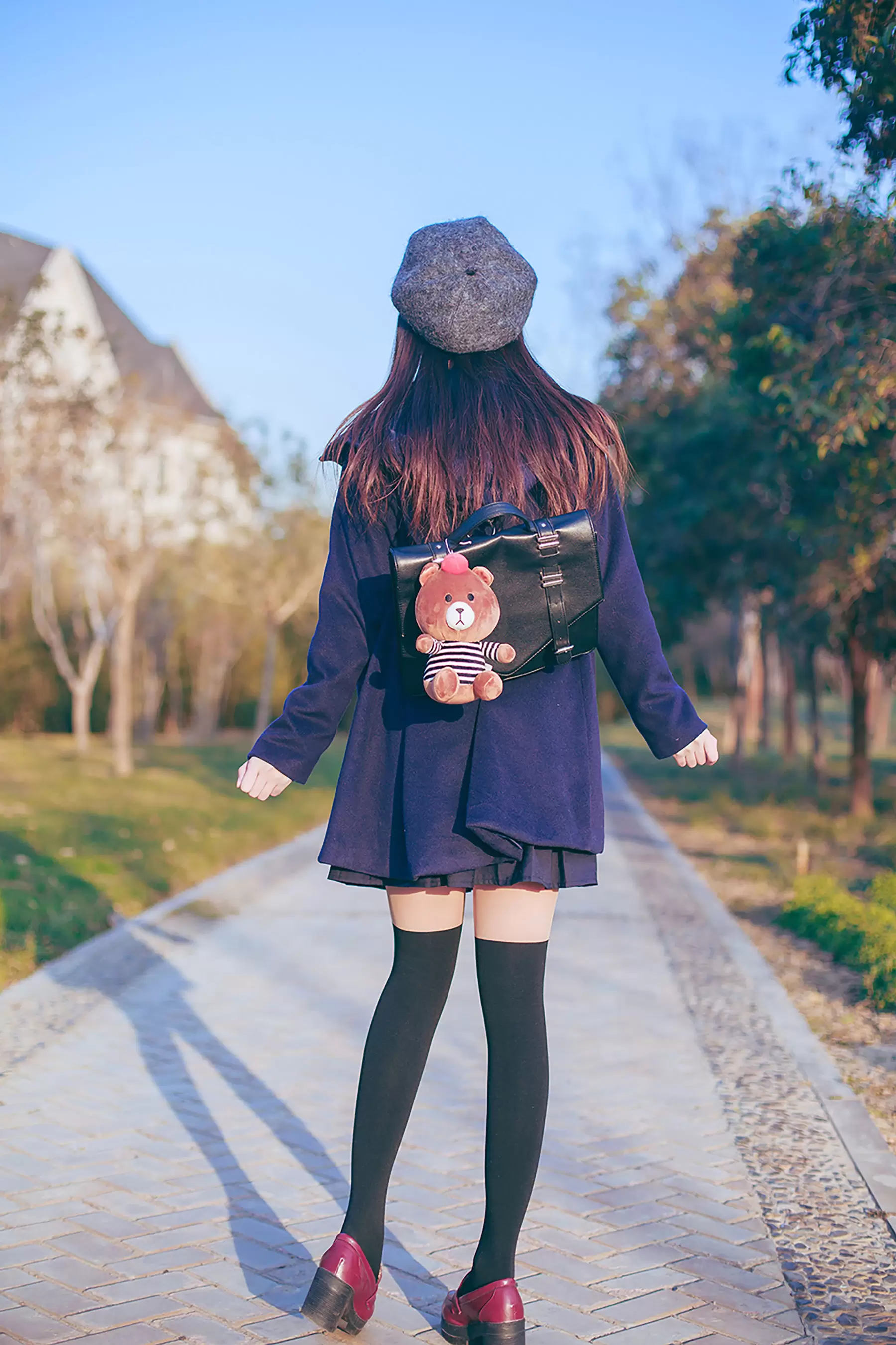 萌系小野妹子w JK黑丝 [9P] - 秀人网免费无水印在线套图写真