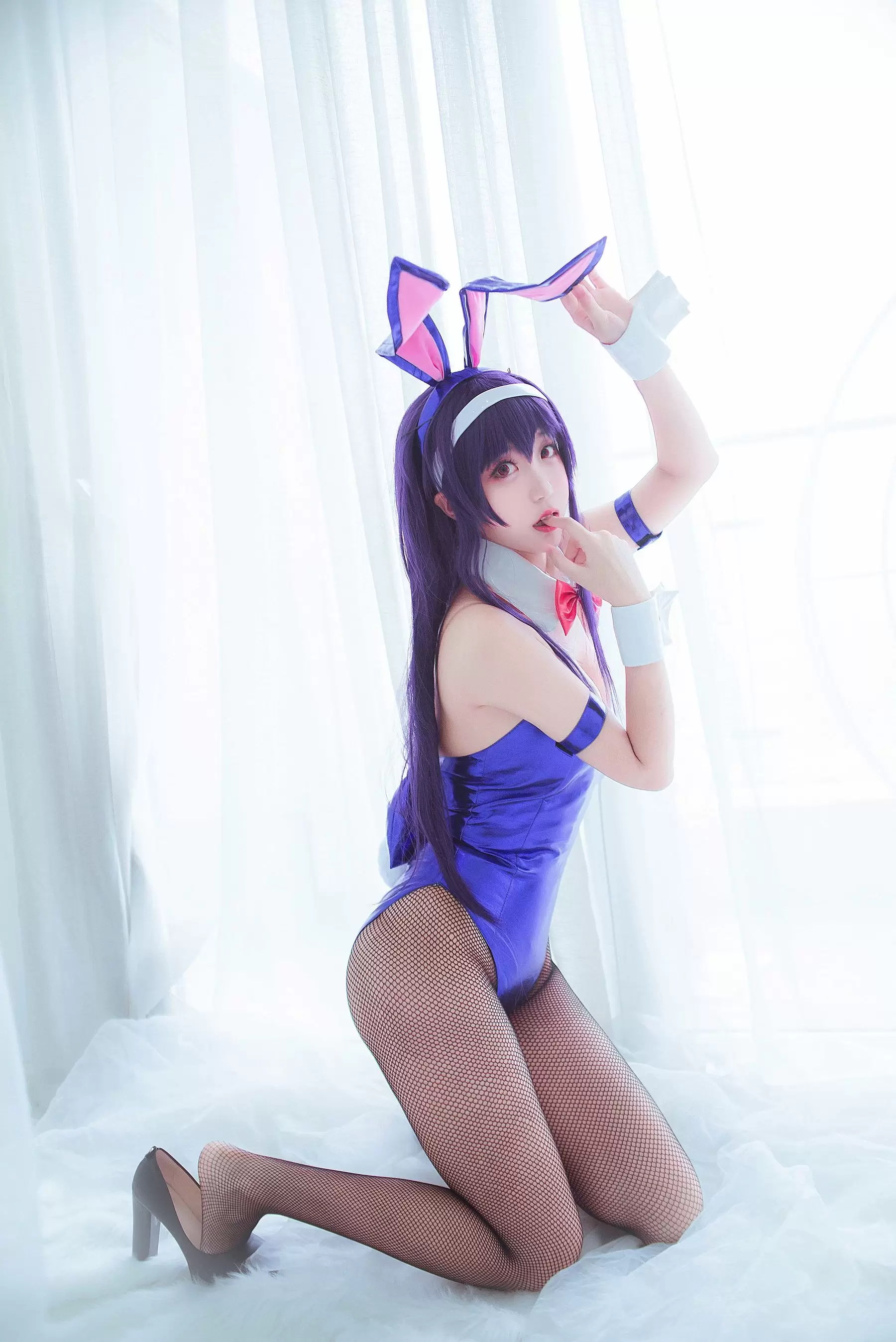 [Cosplay写真] 人气Coser黑川 – 学姐 [10P] - 秀人网免费无水印在线套图写真