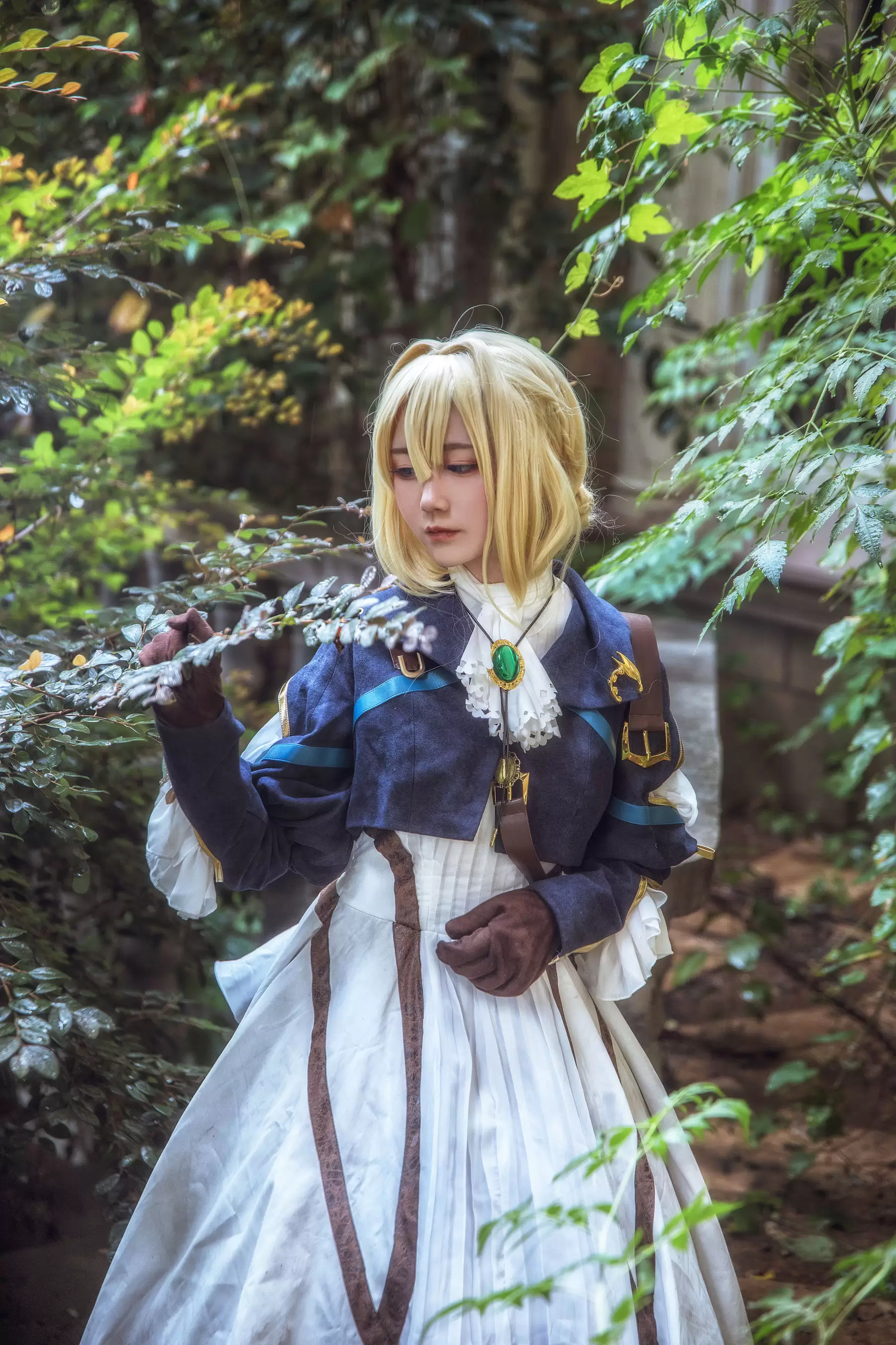 [Cosplay写真] 动漫博主弦音sic – 紫罗兰永恒花园 薇尔莉特・伊芙加登 [10P] - 秀人网免费无水印在线套图写真