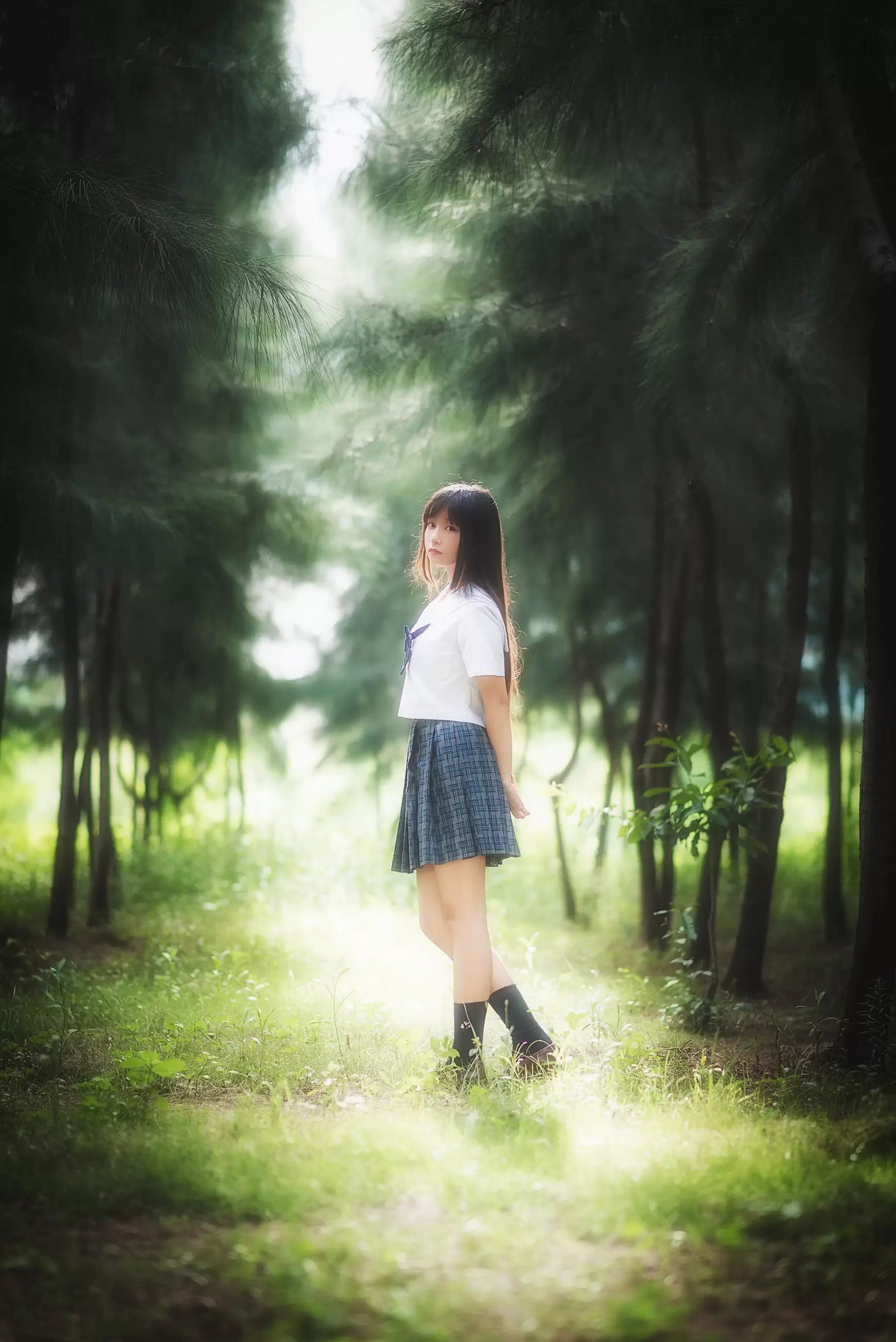 萌妹子伽马羽落子 – 一起去海边 [51P] - 秀人网免费无水印在线套图写真