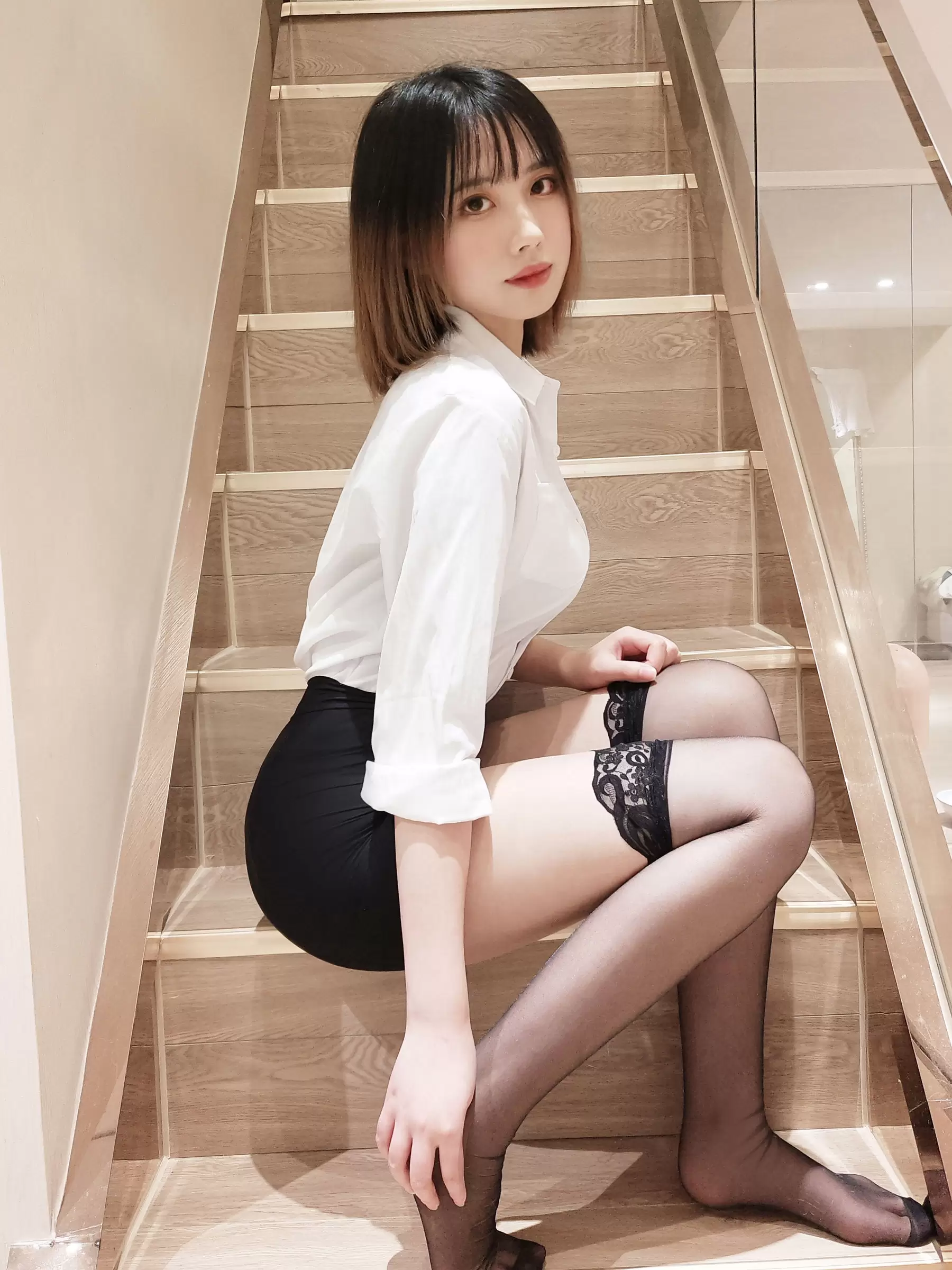 次元少女念雪ww – OL系列 [20P] - 秀人网免费无水印在线套图写真