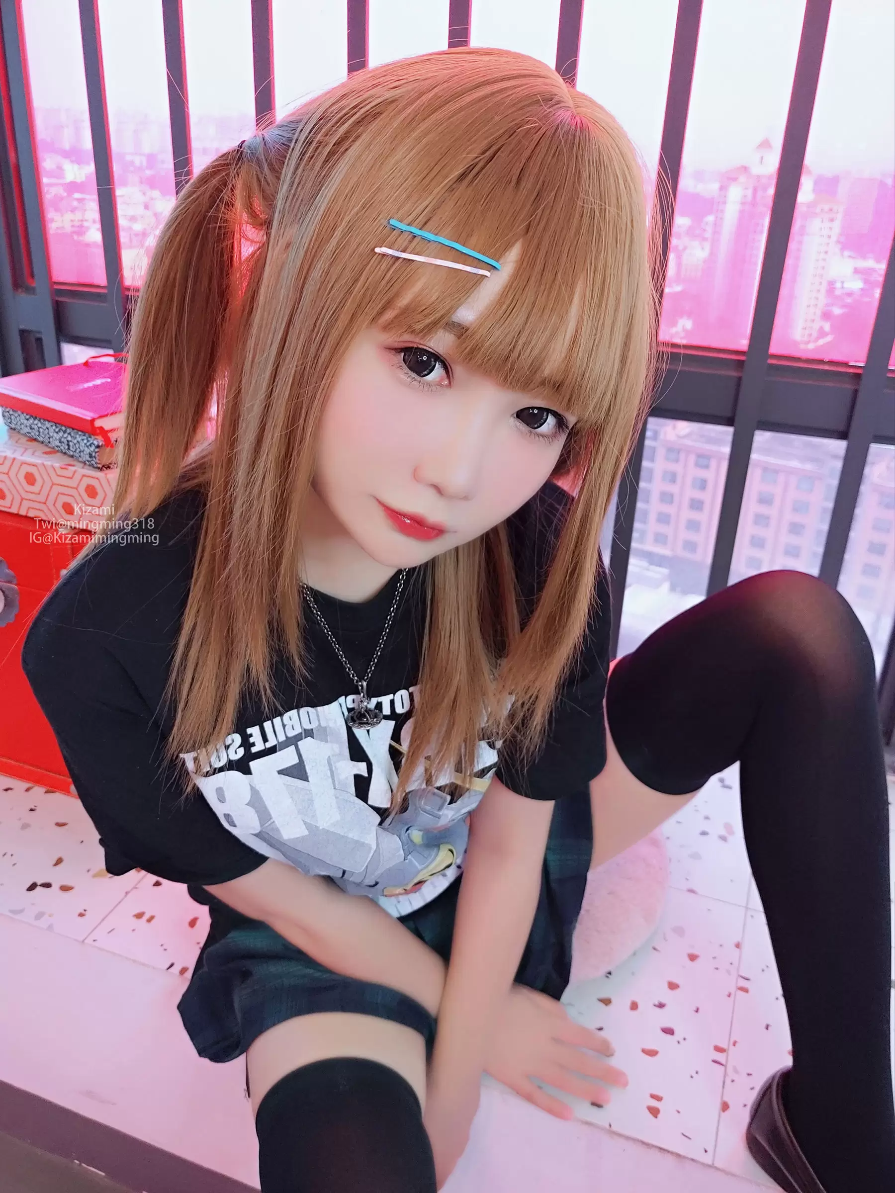 [銘銘Kizami] fantia 2021-10-21 やや不良気味の少女 [80P] - 秀人网免费无水印在线套图写真