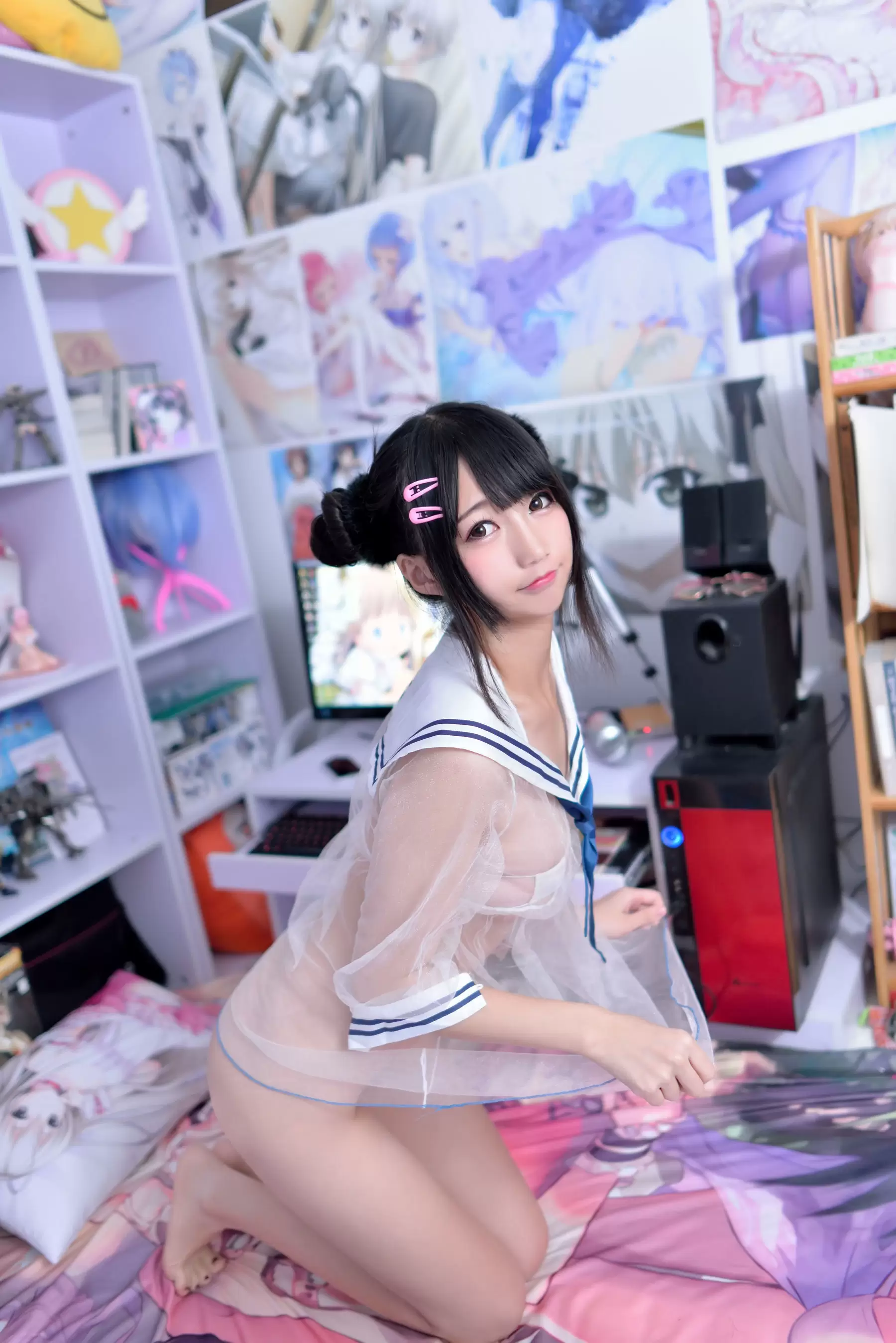 NAGISA魔物喵 – 电玩少女 [35P] - 秀人网免费无水印在线套图写真