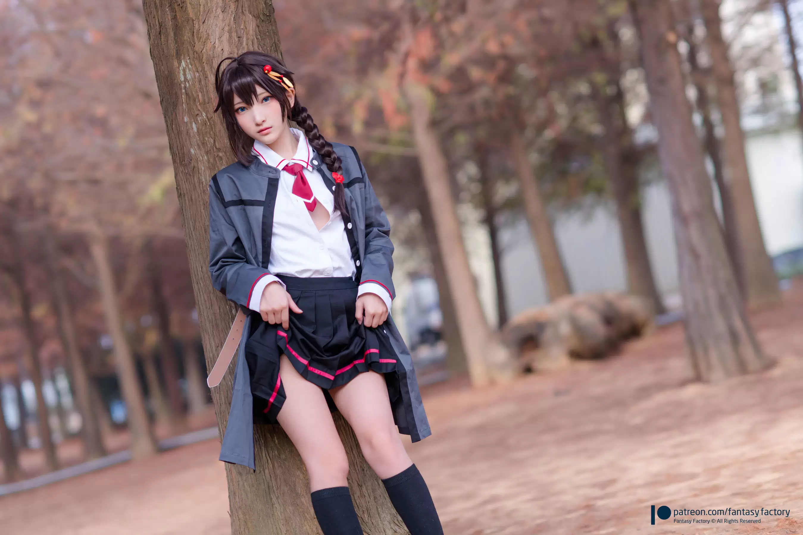 [Fantasy Factory] 小丁Cosplay – JK制服 水手小兔 外拍 [66P] - 秀人网免费无水印在线套图写真
