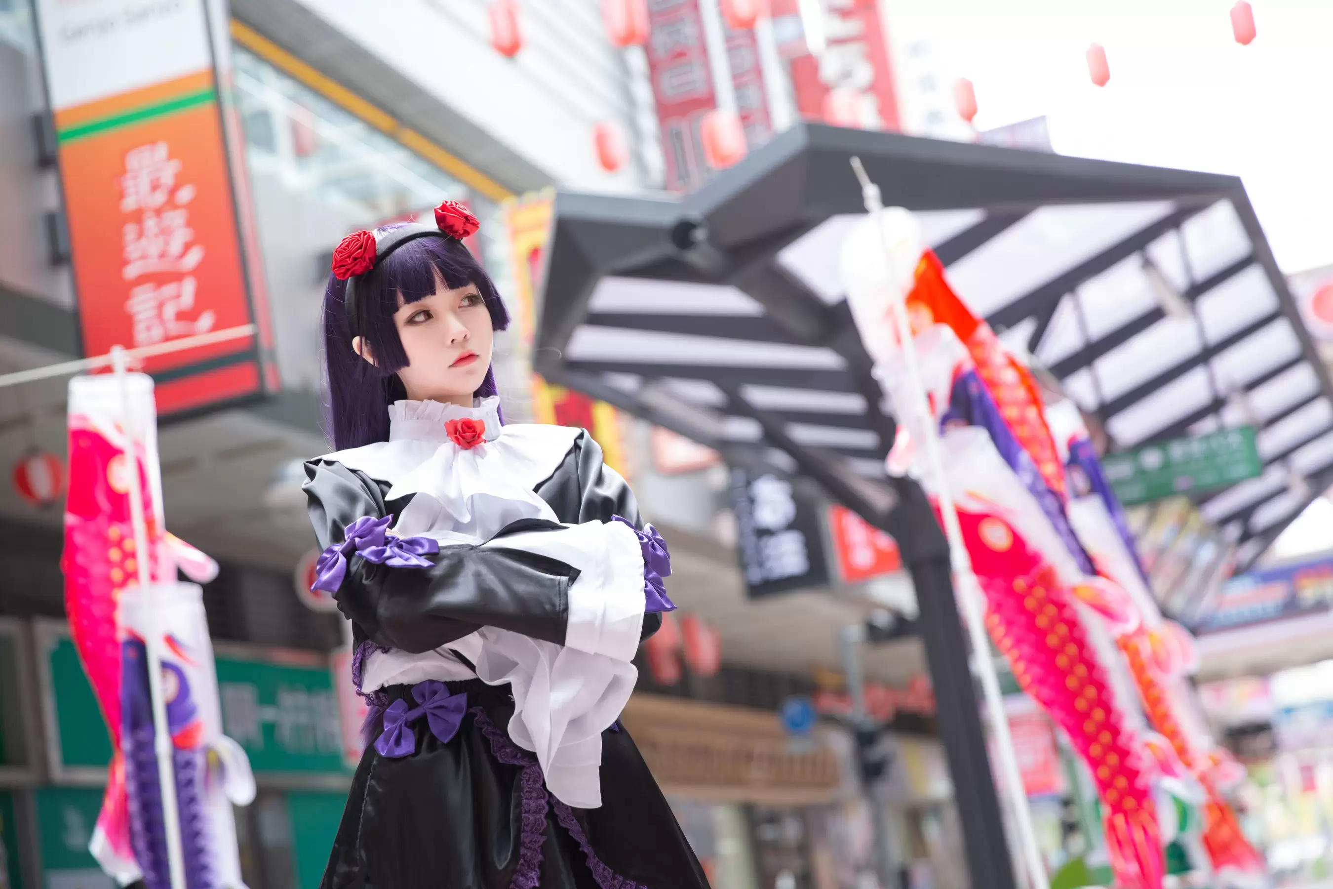 动漫博主G44不会受伤 – 黑猫 [21P] - 秀人网免费无水印在线套图写真