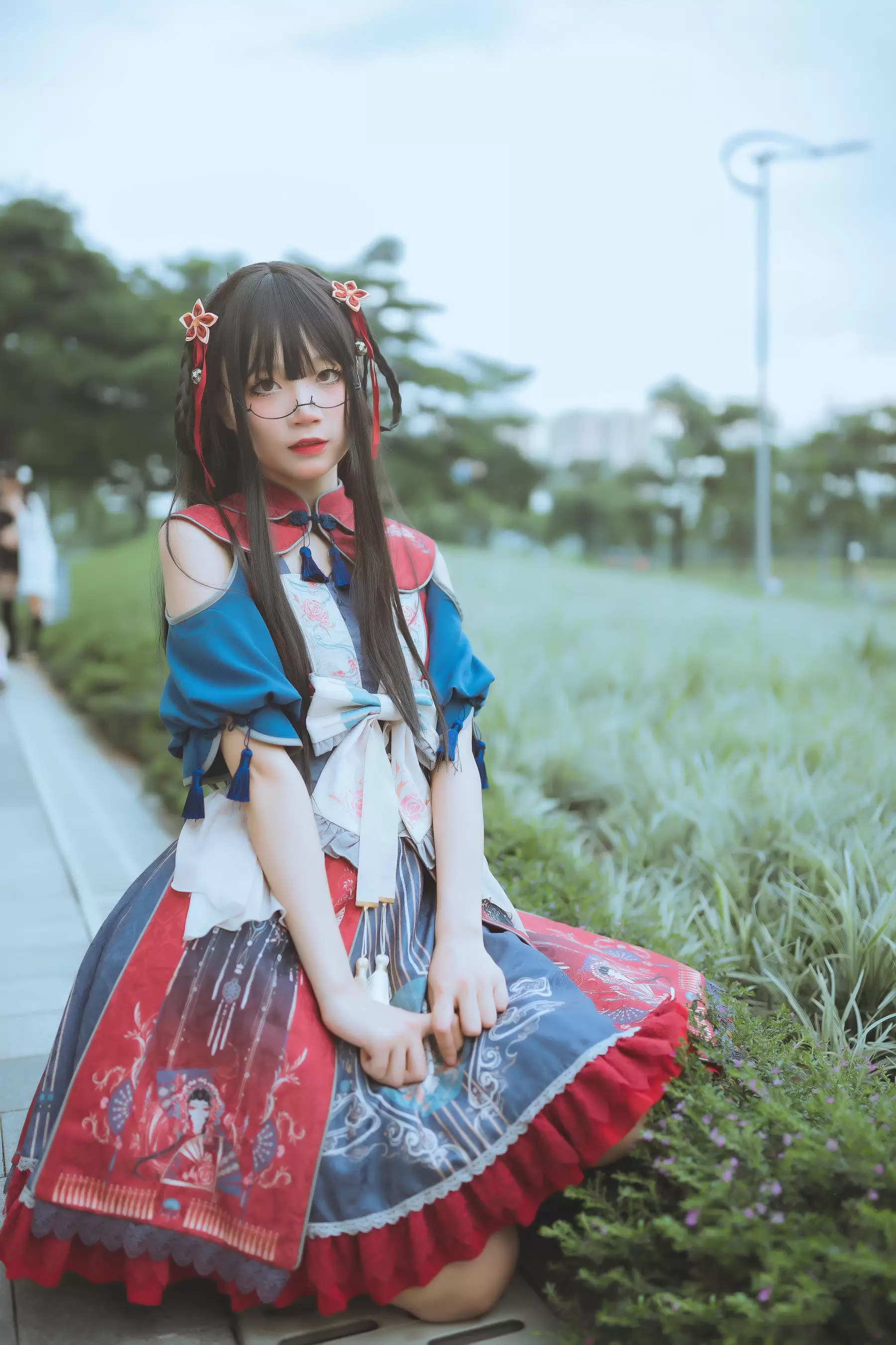 清纯少女五更百鬼 – 梨园春秋 [5P] - 秀人网免费无水印在线套图写真