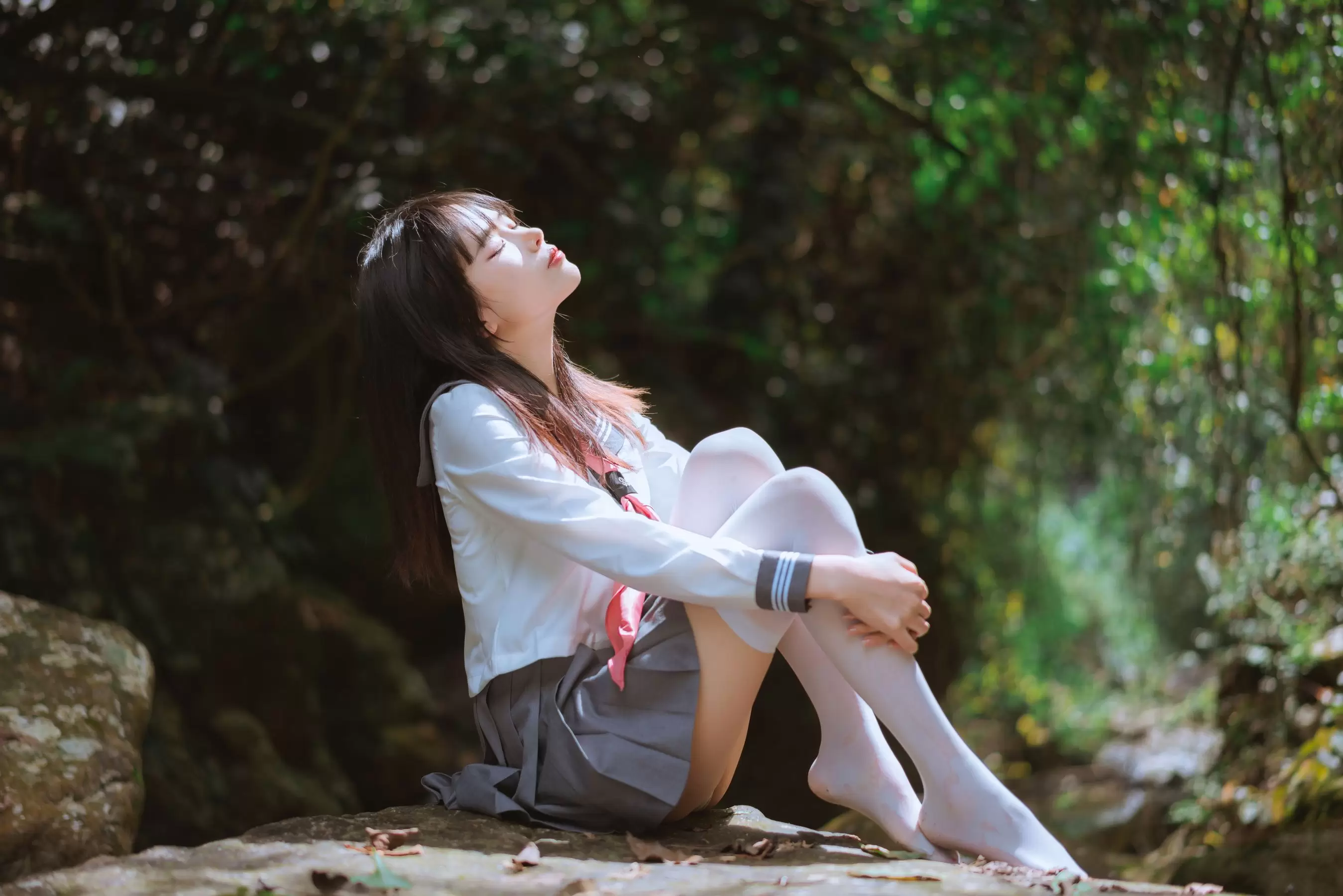 阳光美少女萌芽儿o0 – 请叫我若生 小溪JK百合 [93P] - 秀人网免费无水印在线套图写真