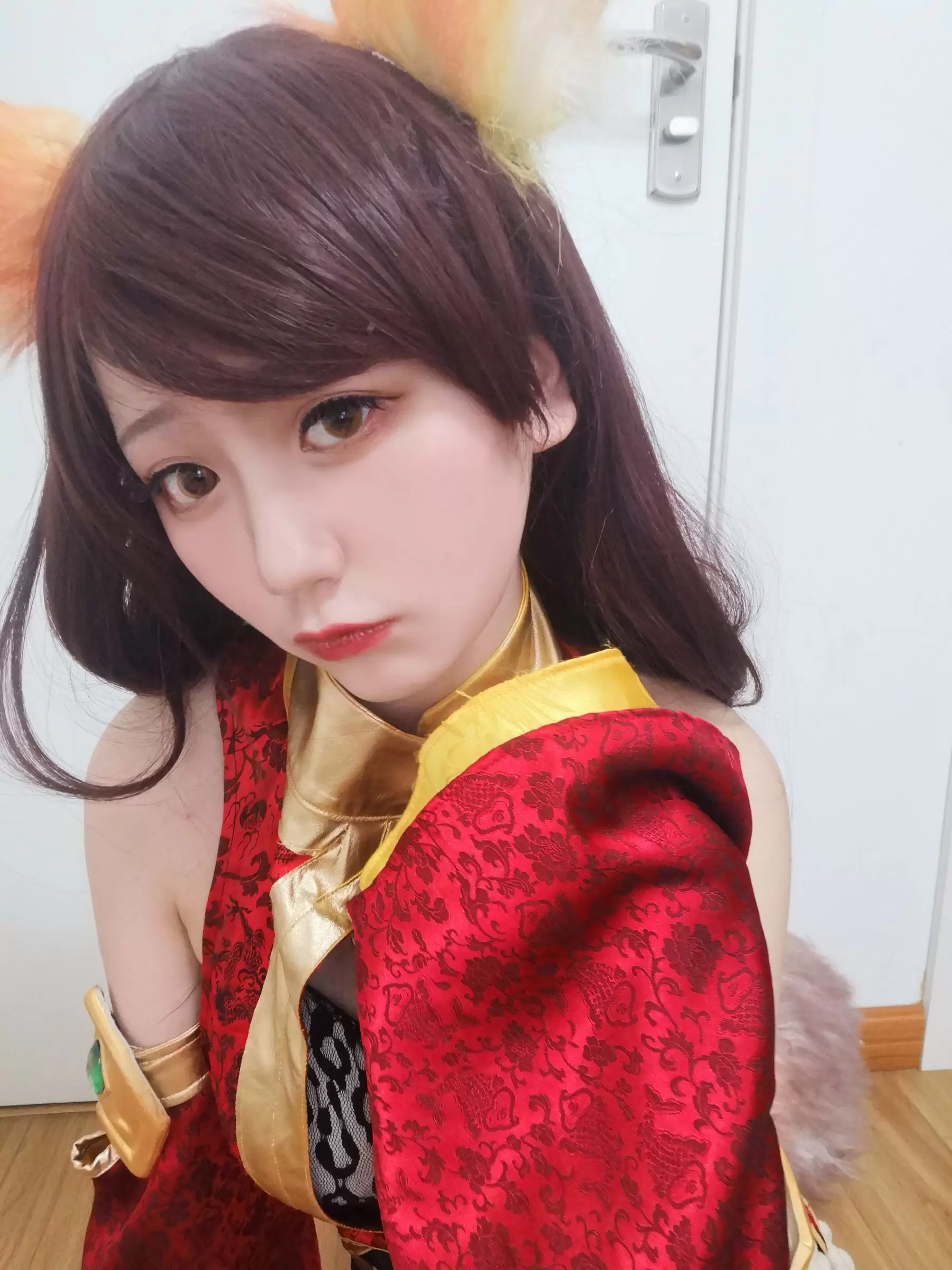 [Cosplay写真] 动漫博主弦音sic – 王者荣耀 妲己 试妆 [6P] - 秀人网免费无水印在线套图写真