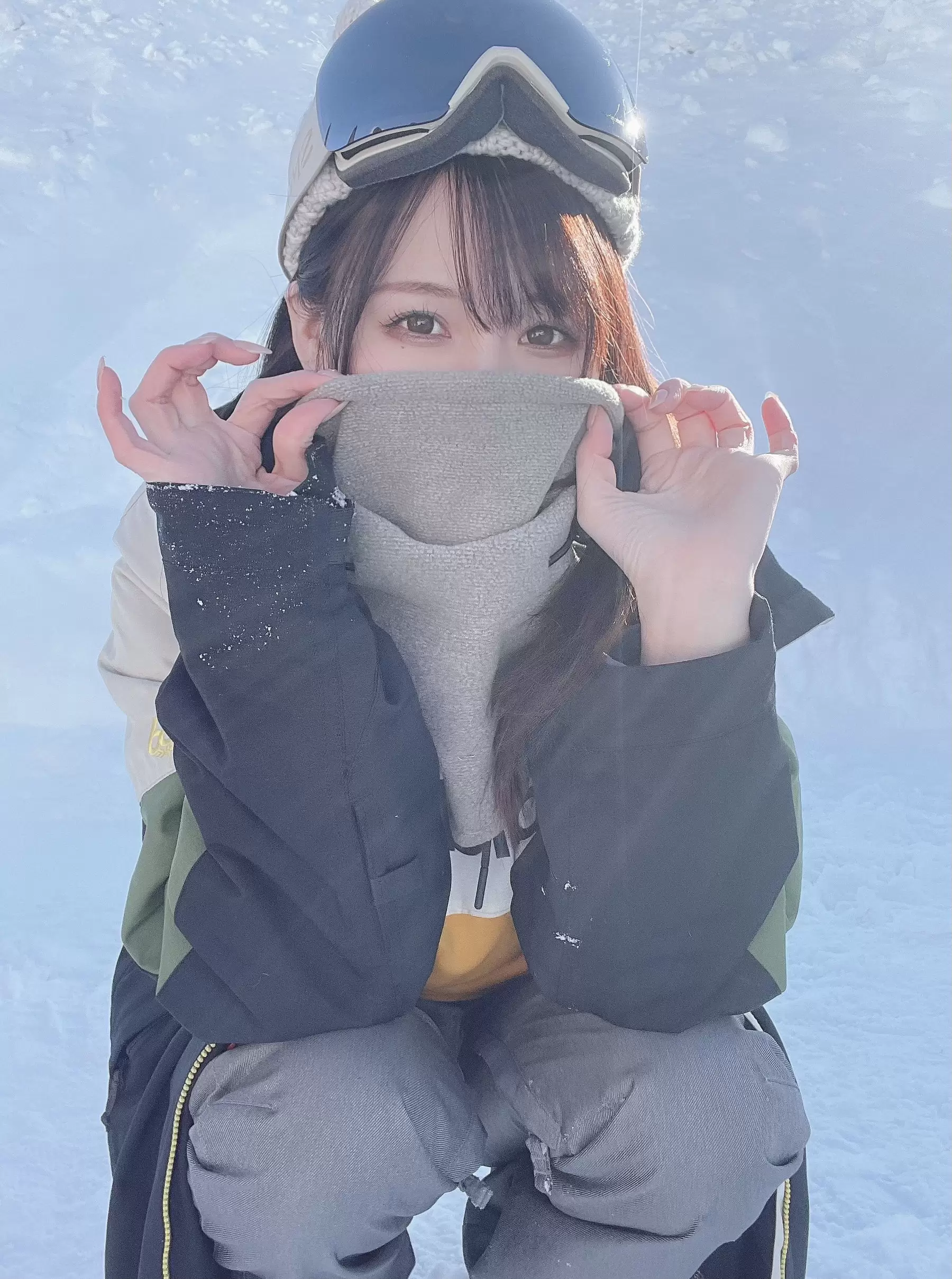 日本甜美COSERけんけん[fantia] 20220131-スノボウェア [12P] - 秀人网免费无水印在线套图写真