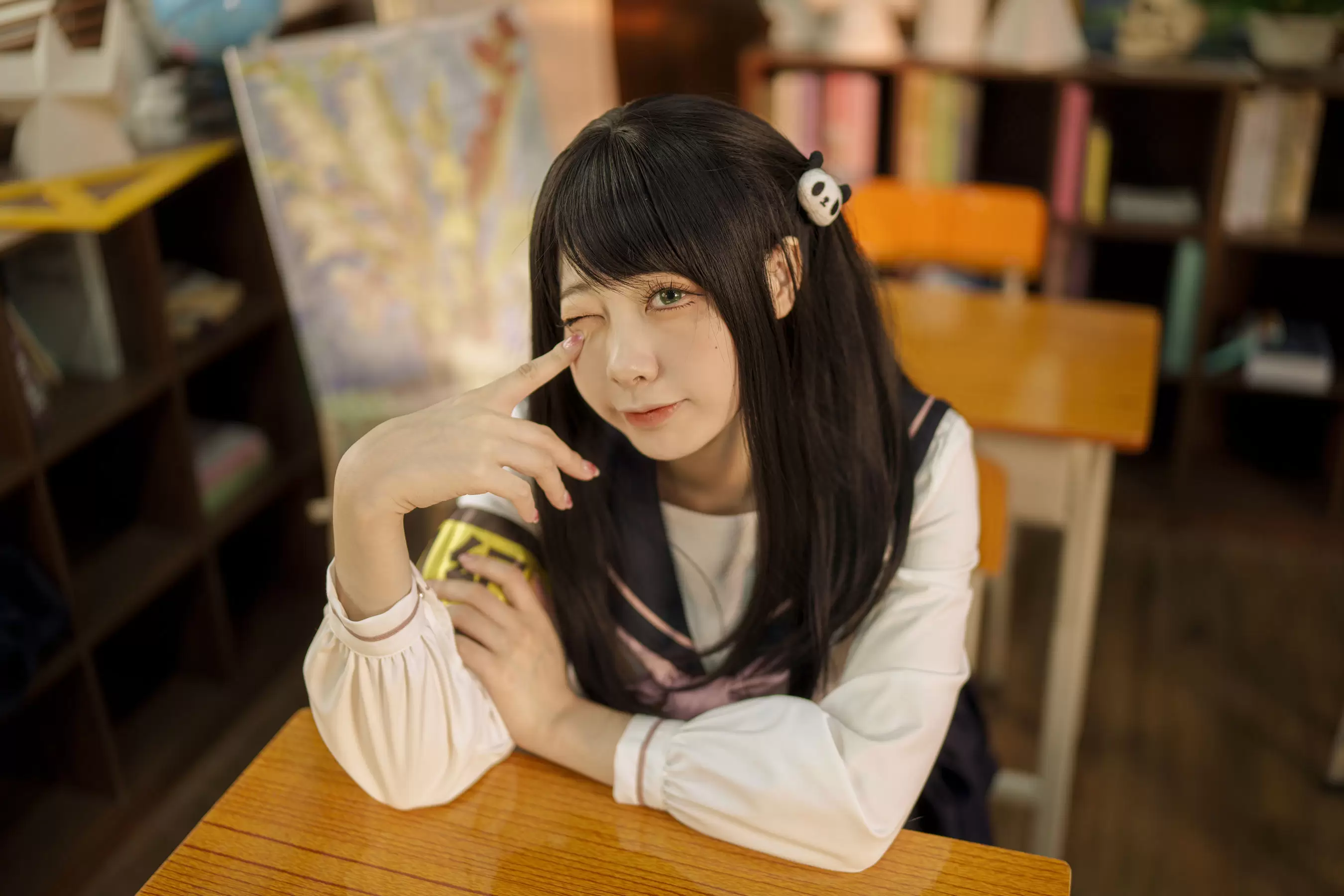 安食Ajiki – 风纪委员 [48P] - 秀人网免费无水印在线套图写真